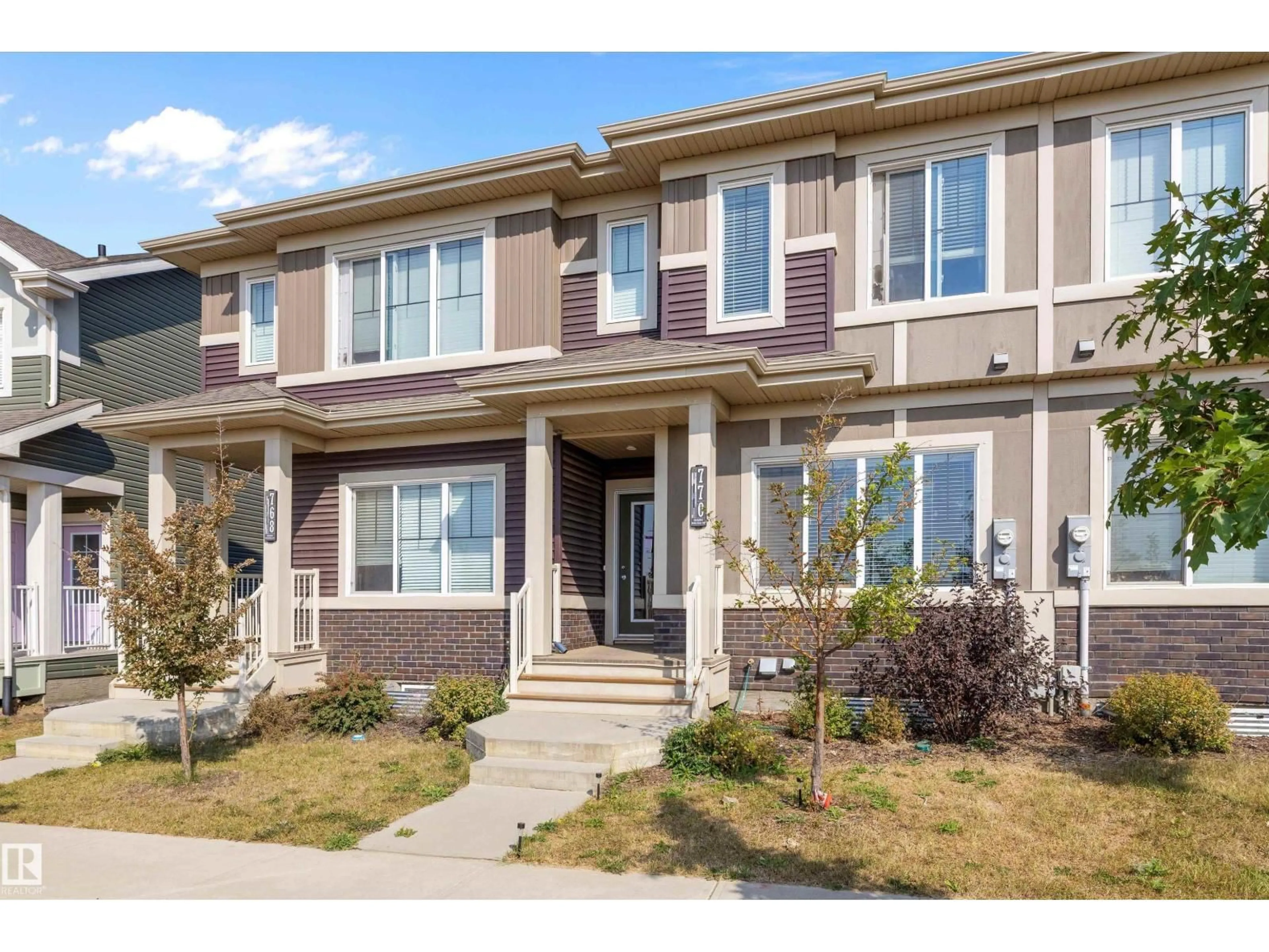 Home with brick exterior material, street for 770 ORCHARDS BV, Edmonton Alberta T6X2Y7