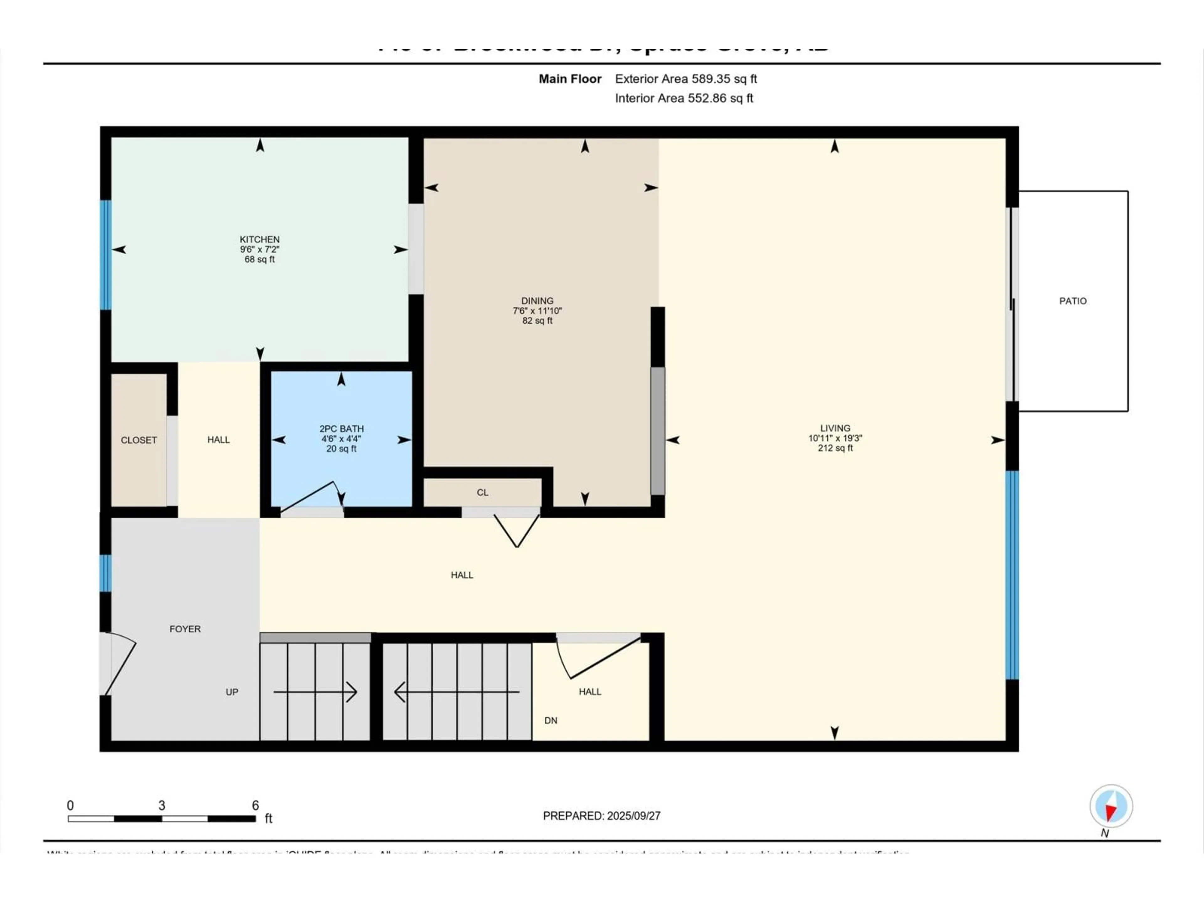 Floor plan for 143 BROOKWOOD DR, Spruce Grove Alberta T7X1A8
