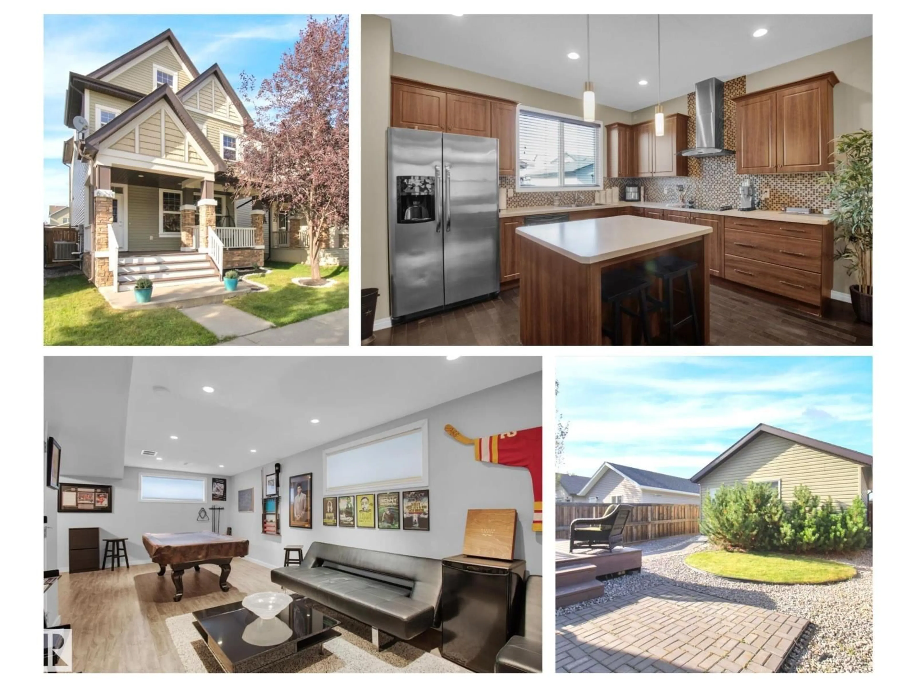 Open concept kitchen, unknown for 625 ALLARD BV, Edmonton Alberta T6W0W6