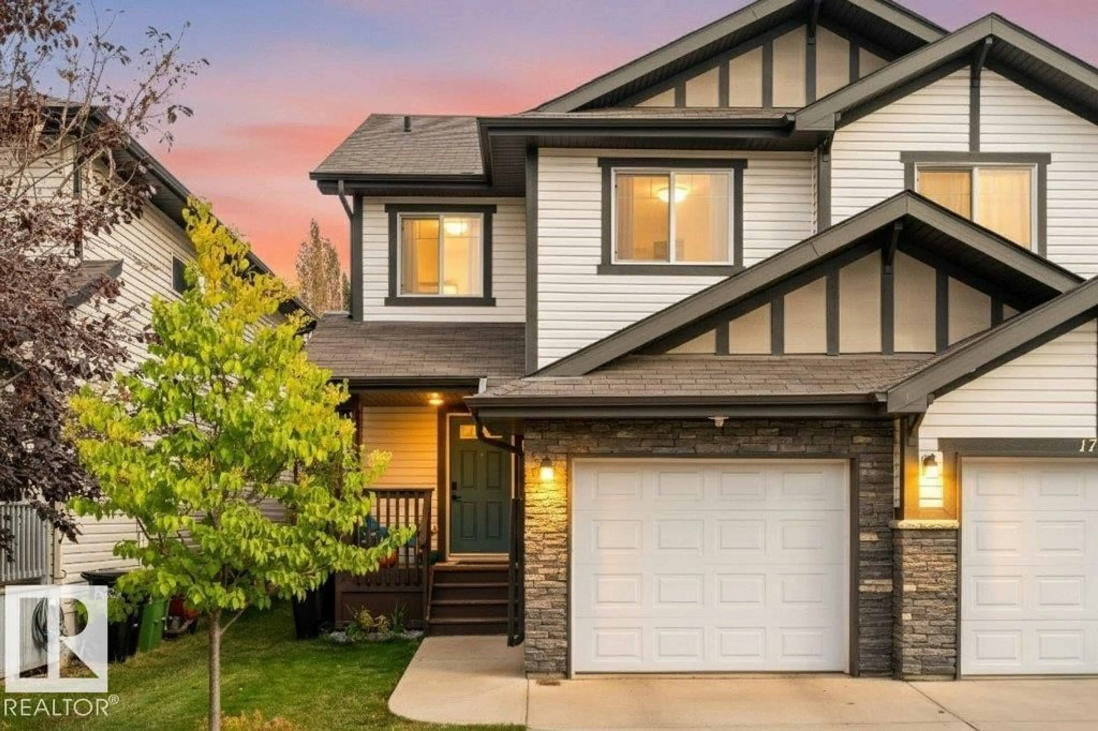 Home with vinyl exterior material, street for 17109 120 ST, Edmonton Alberta T5X0H5