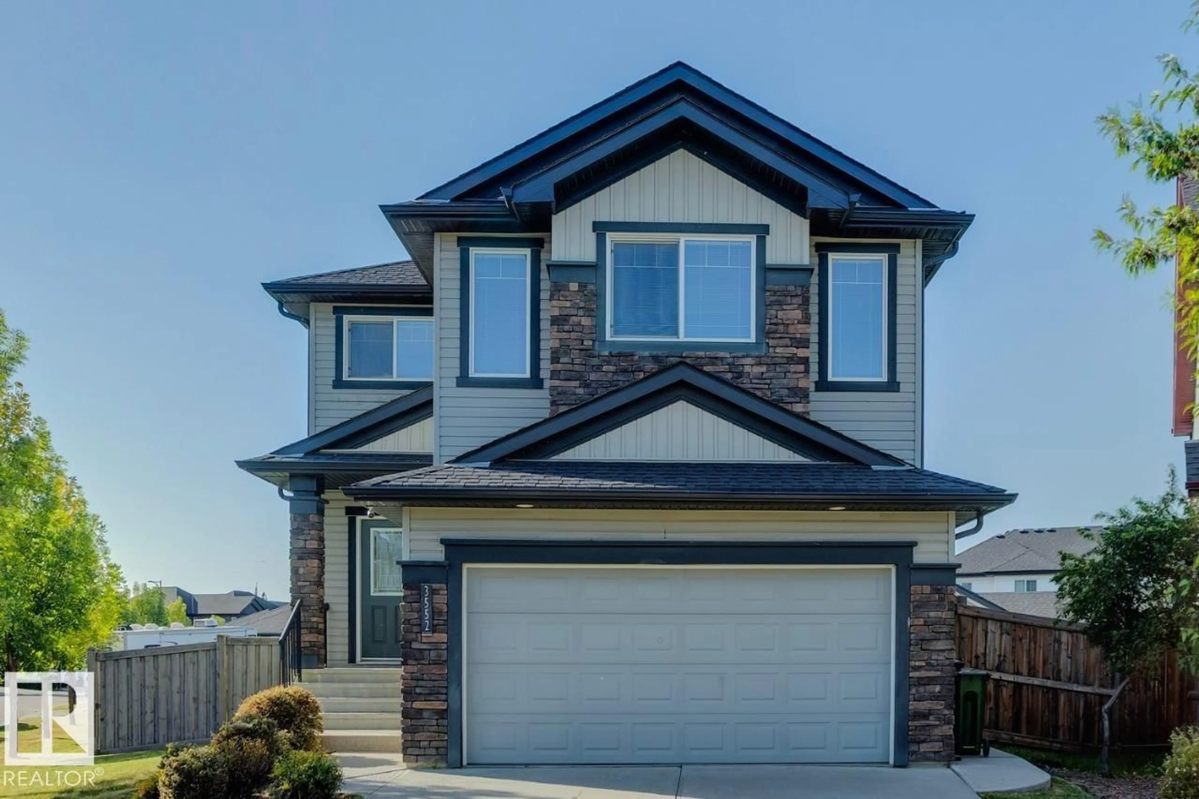 Home with vinyl exterior material, street for 3552 CLAXTON CR, Edmonton Alberta T6W0Z7