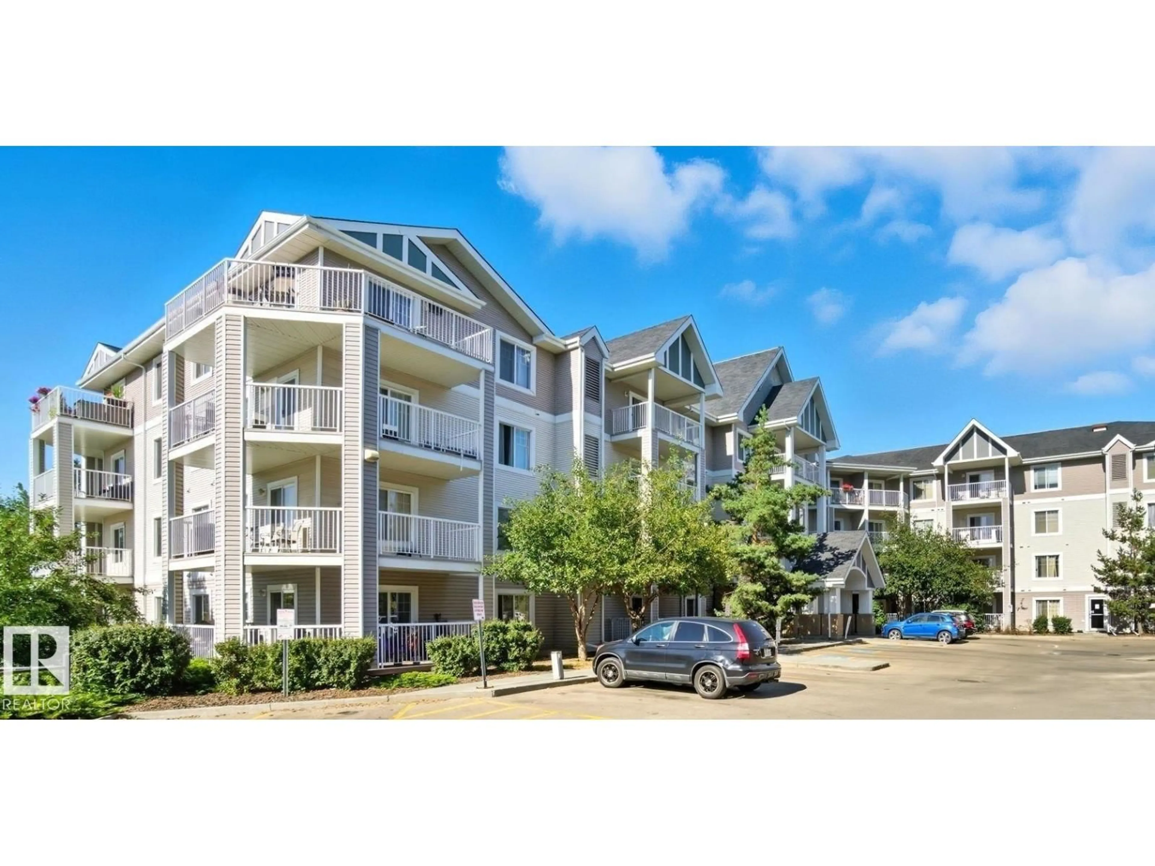 A pic from outside/outdoor area/front of a property/back of a property/a pic from drone, unknown for 316 - 4407 23 ST NW, Edmonton Alberta T6T0B6