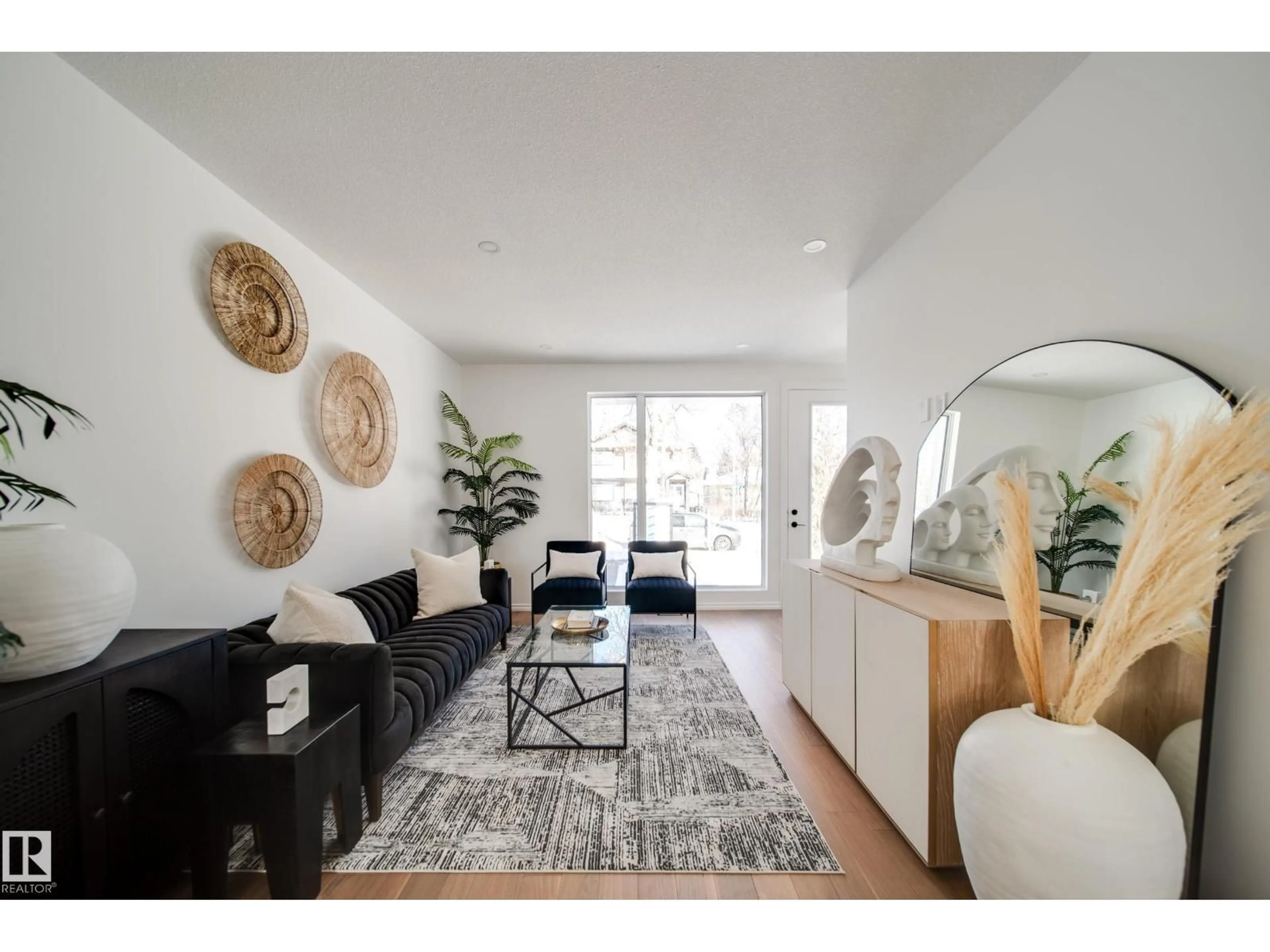 Living room with furniture, unknown for 7540 80 AV, Edmonton Alberta T6C0S4