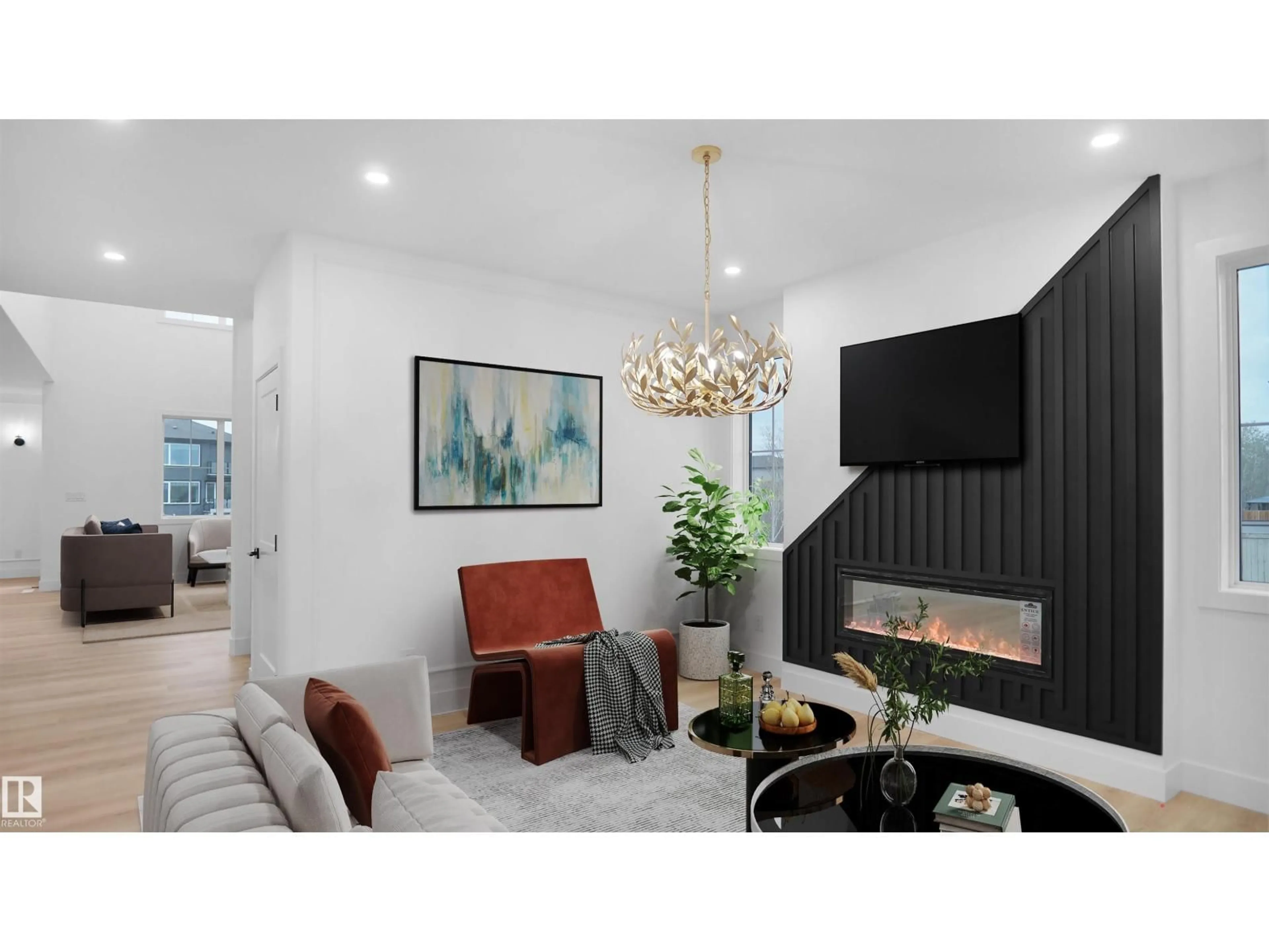 Living room with furniture, unknown for 3540 6 ST, Edmonton Alberta T6T2L5