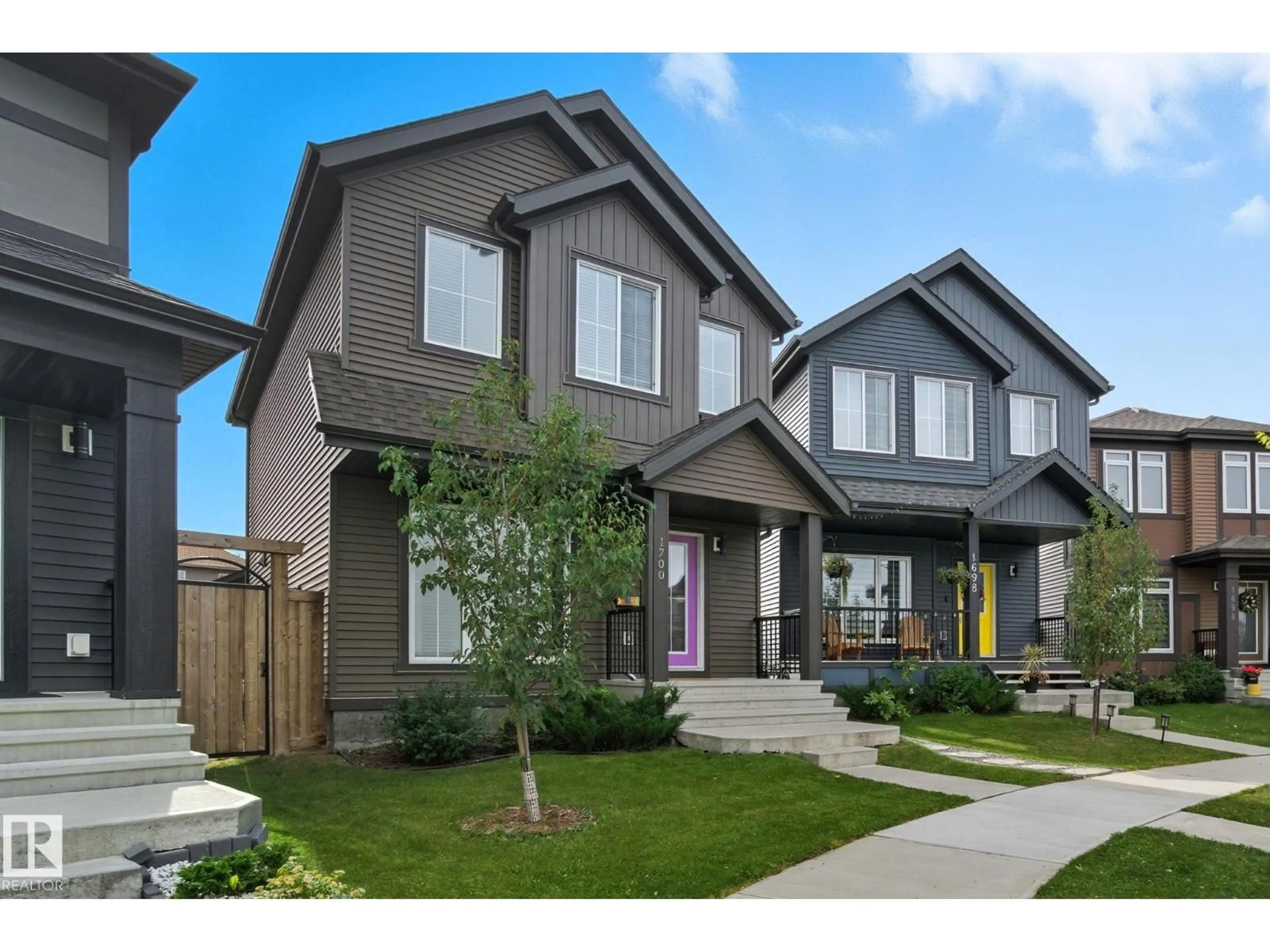 Home with vinyl exterior material, street for LI SW - 1700 GRAYDON HILL LINK, Edmonton Alberta T6W4C6