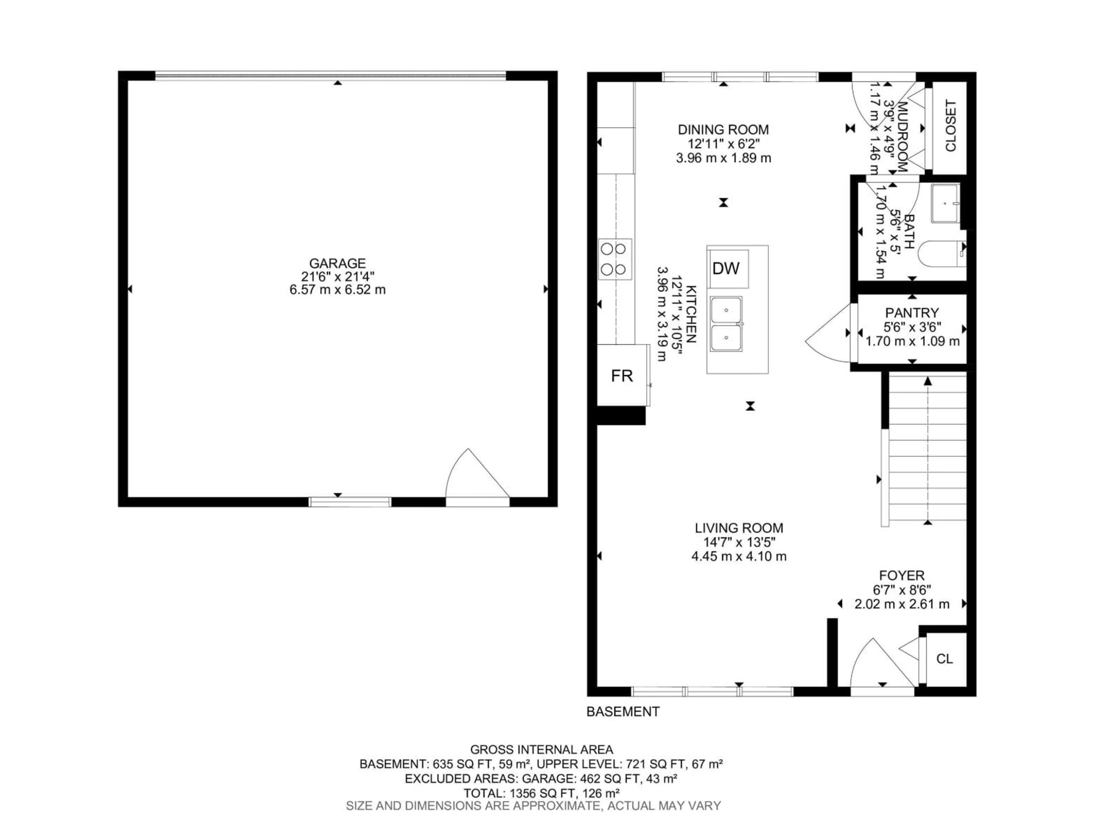 Floor plan for LI SW - 1700 GRAYDON HILL LINK, Edmonton Alberta T6W4C6