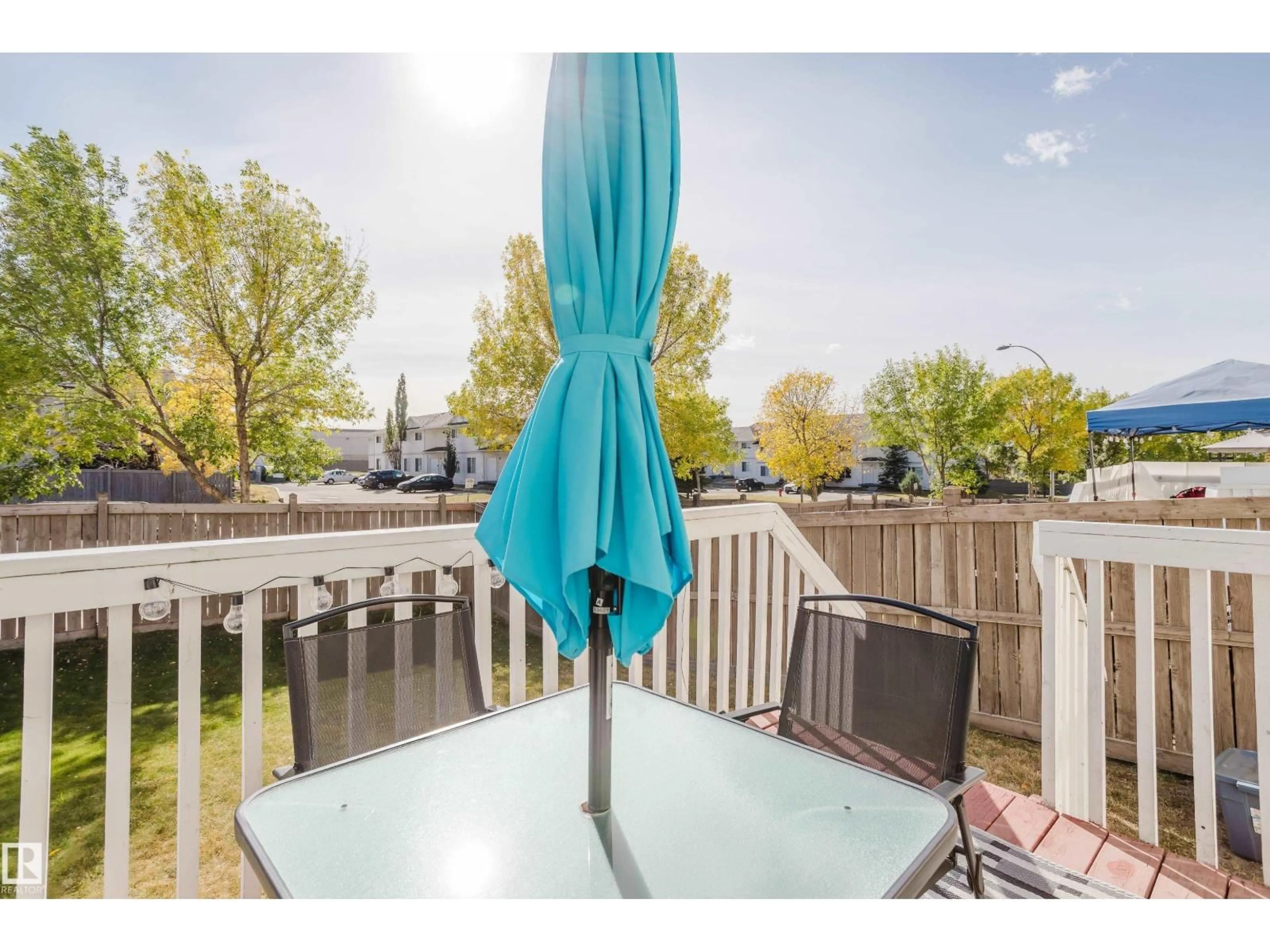 Patio, water/lake/river/ocean view for 700 - 127 BOTHWELL DR, Sherwood Park Alberta T8H2W3