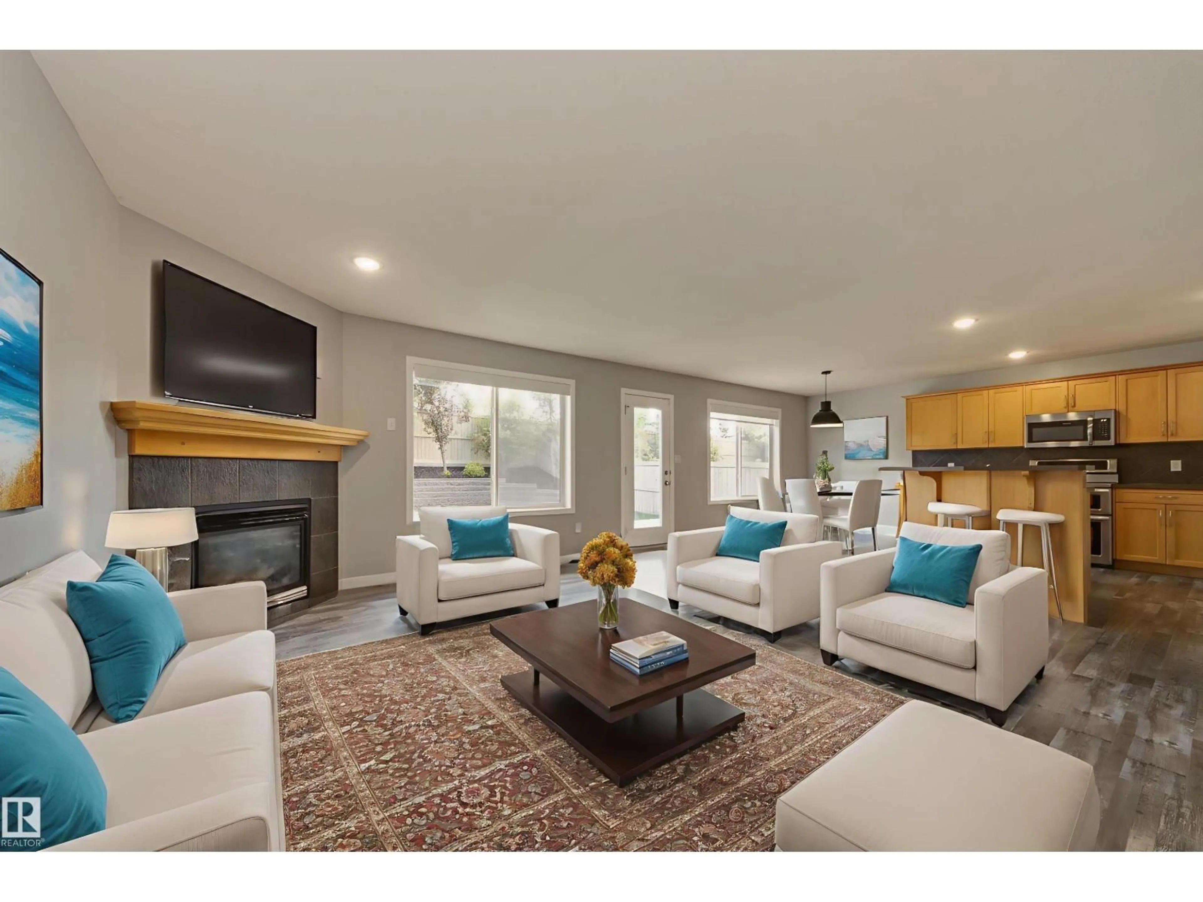 Living room with furniture, unknown for 129 RIDGEBROOK RD, Sherwood Park Alberta T8A6M1