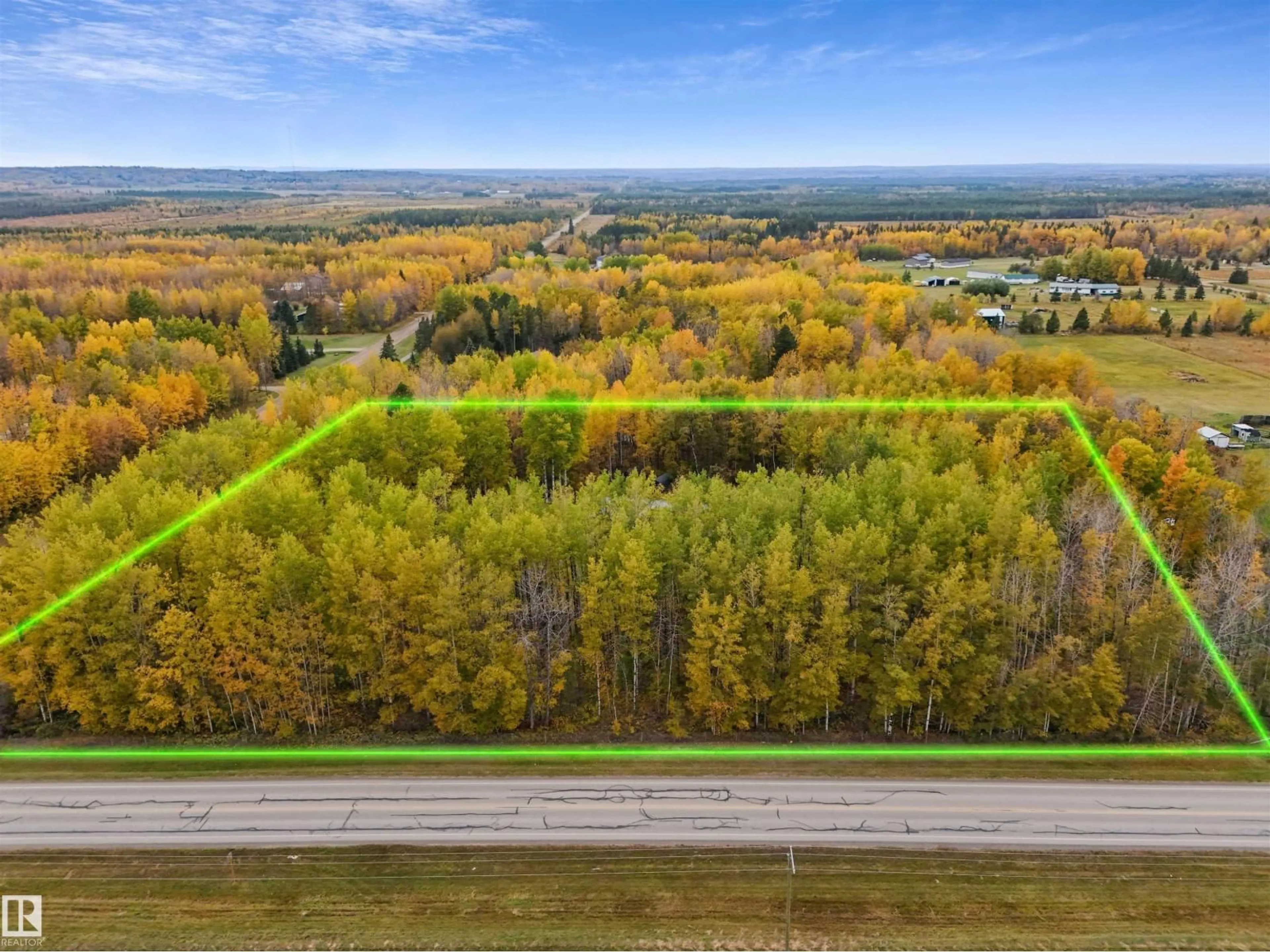 A pic from outside/outdoor area/front of a property/back of a property/a pic from drone, forest/trees view for 8102 TWP ROAD 494, Rural Brazeau County Alberta T7A2A3