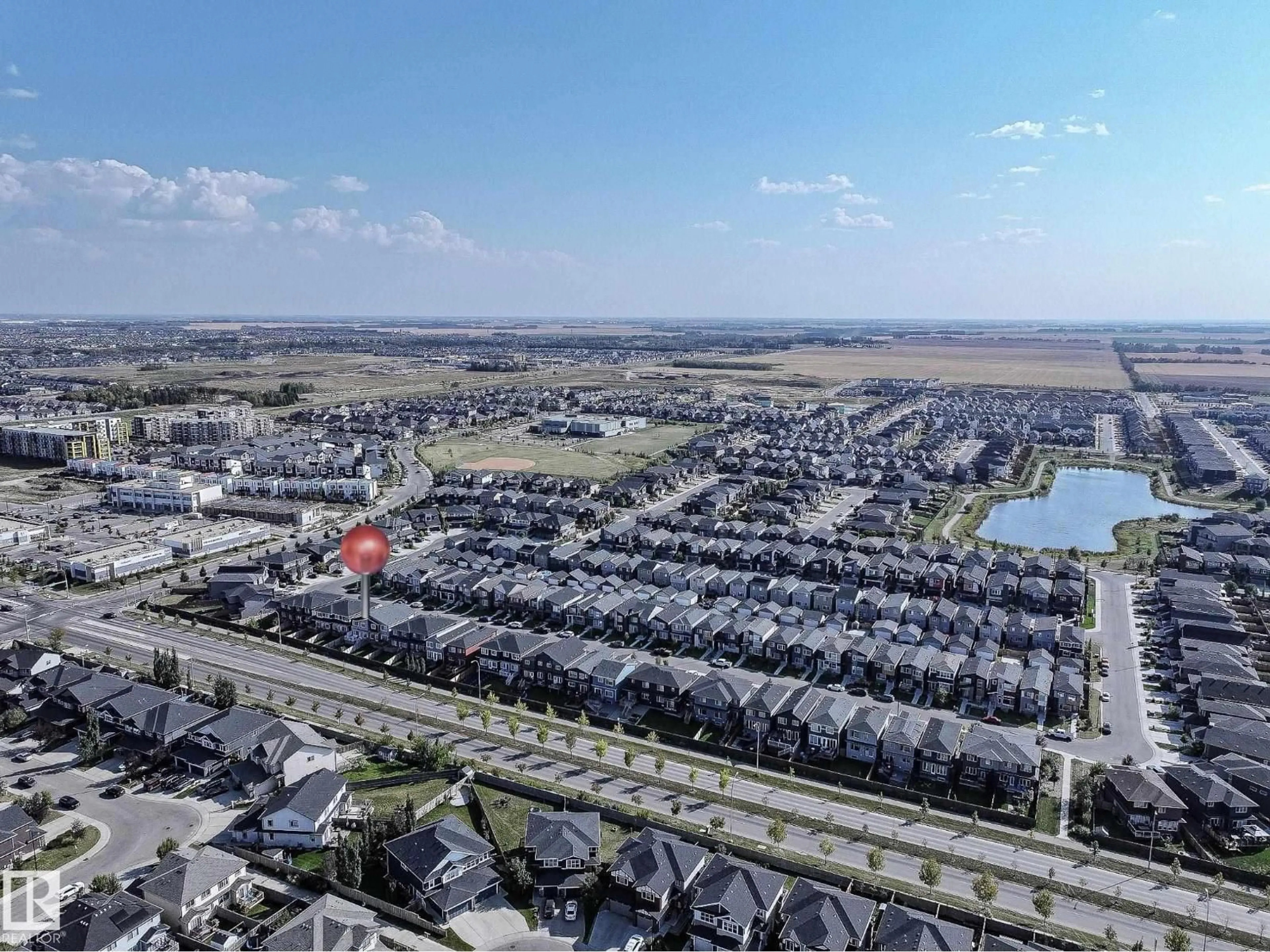 A pic from outside/outdoor area/front of a property/back of a property/a pic from drone, street for 2402 KELLY CIRCLE, Edmonton Alberta T6W4G3
