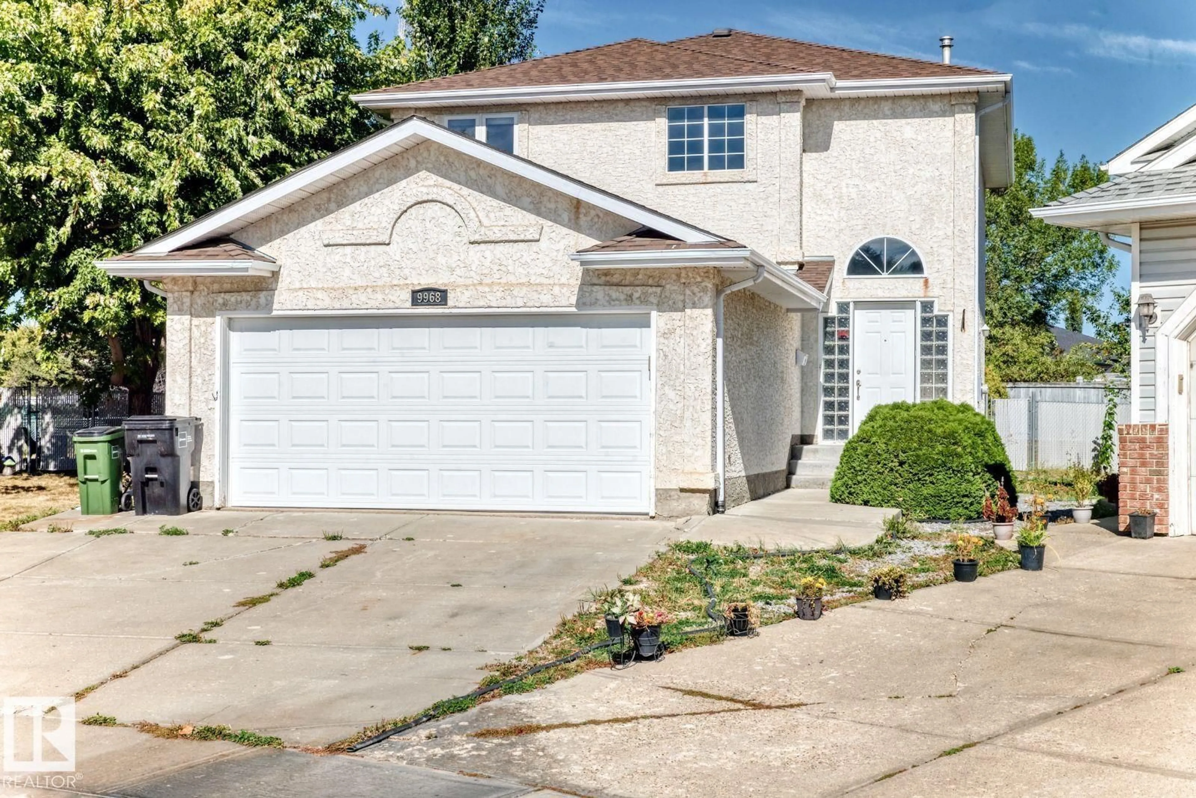 Home with brick exterior material, street for 9968 178 AV, Edmonton Alberta T5X5X2