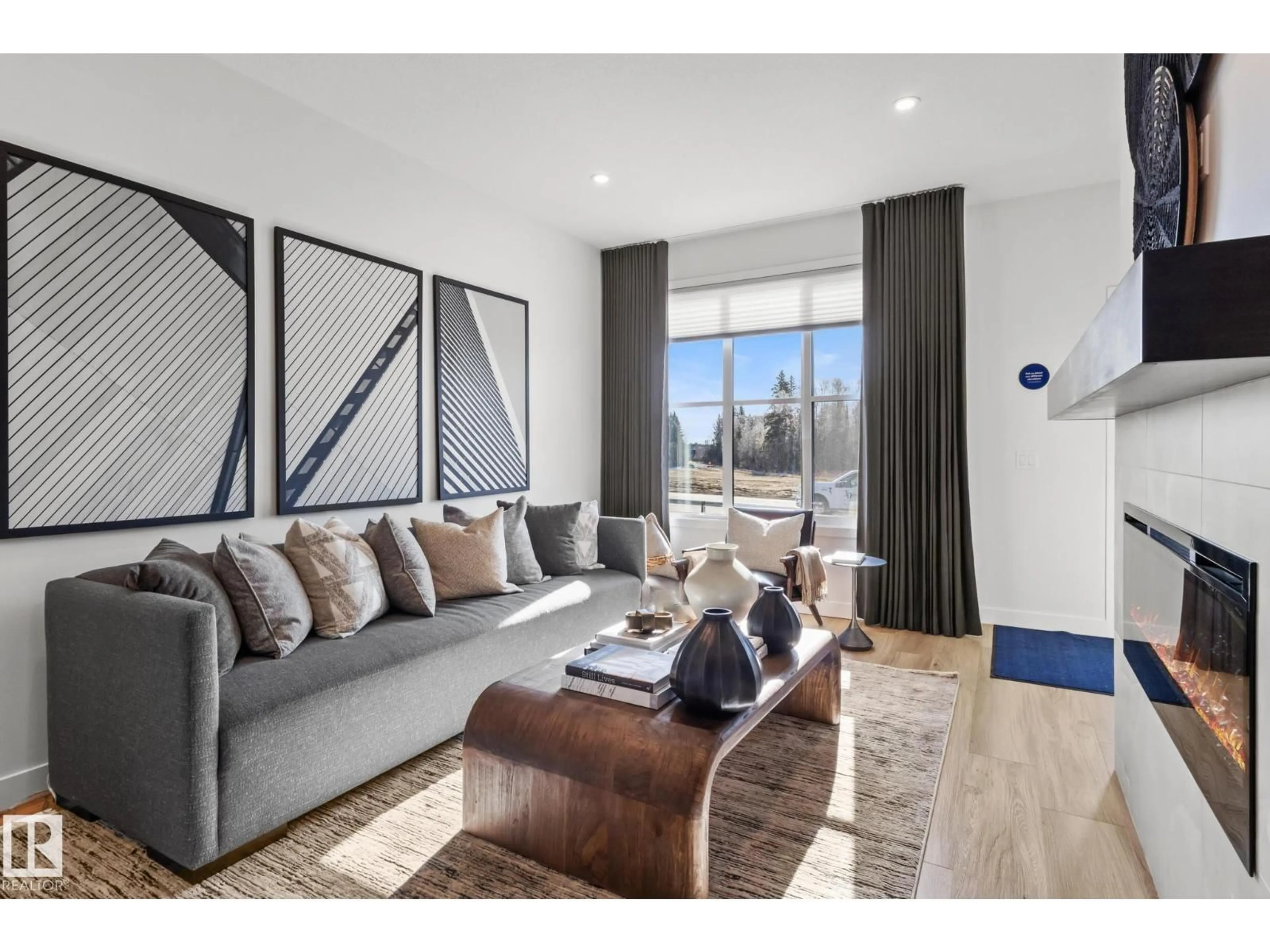 Living room with furniture, unknown for 9121 ELVES LO, Edmonton Alberta T6M3G2