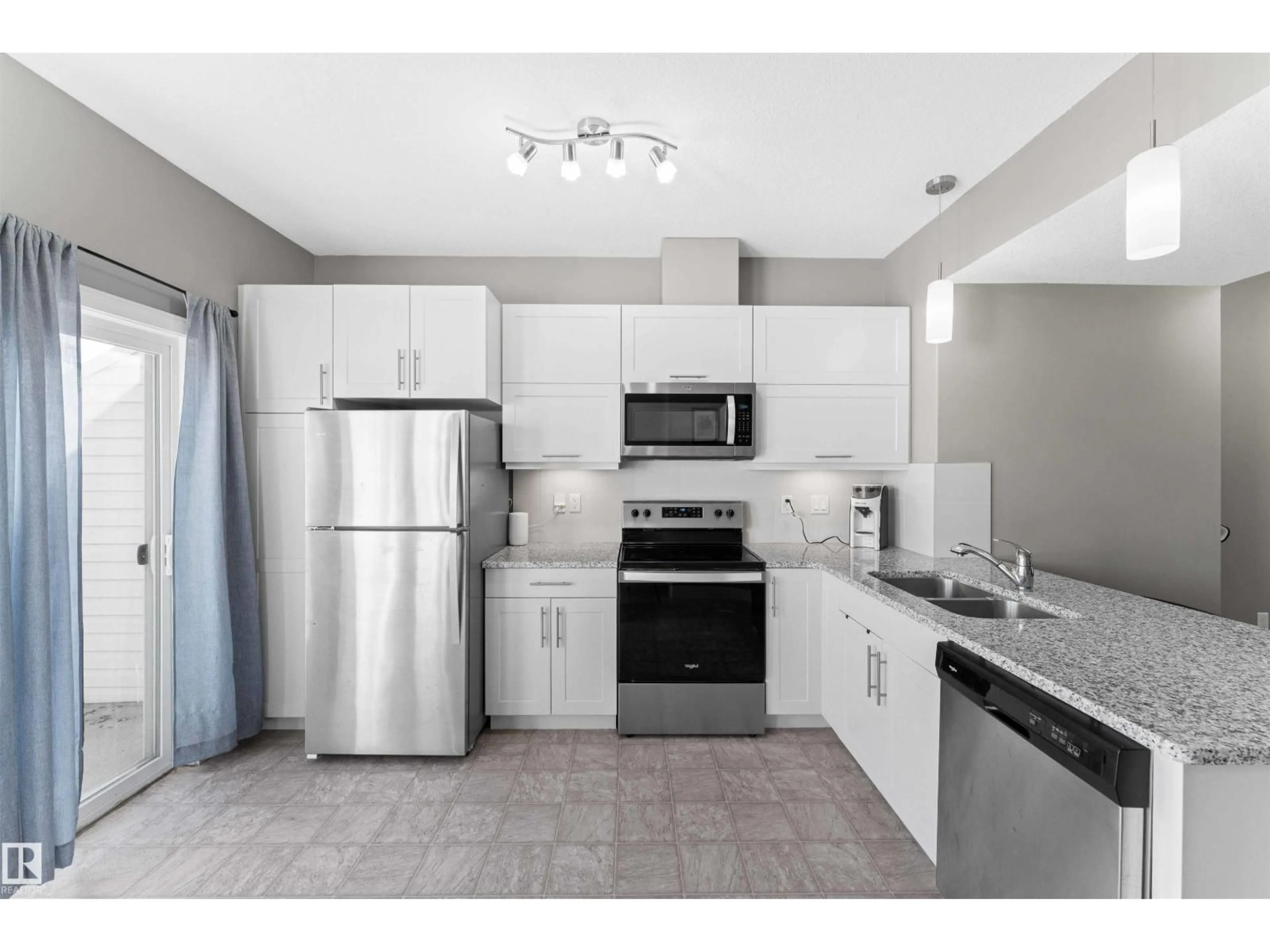 Standard kitchen, ceramic/tile floor for #15 - 13003 132 AV, Edmonton Alberta T5L3R2