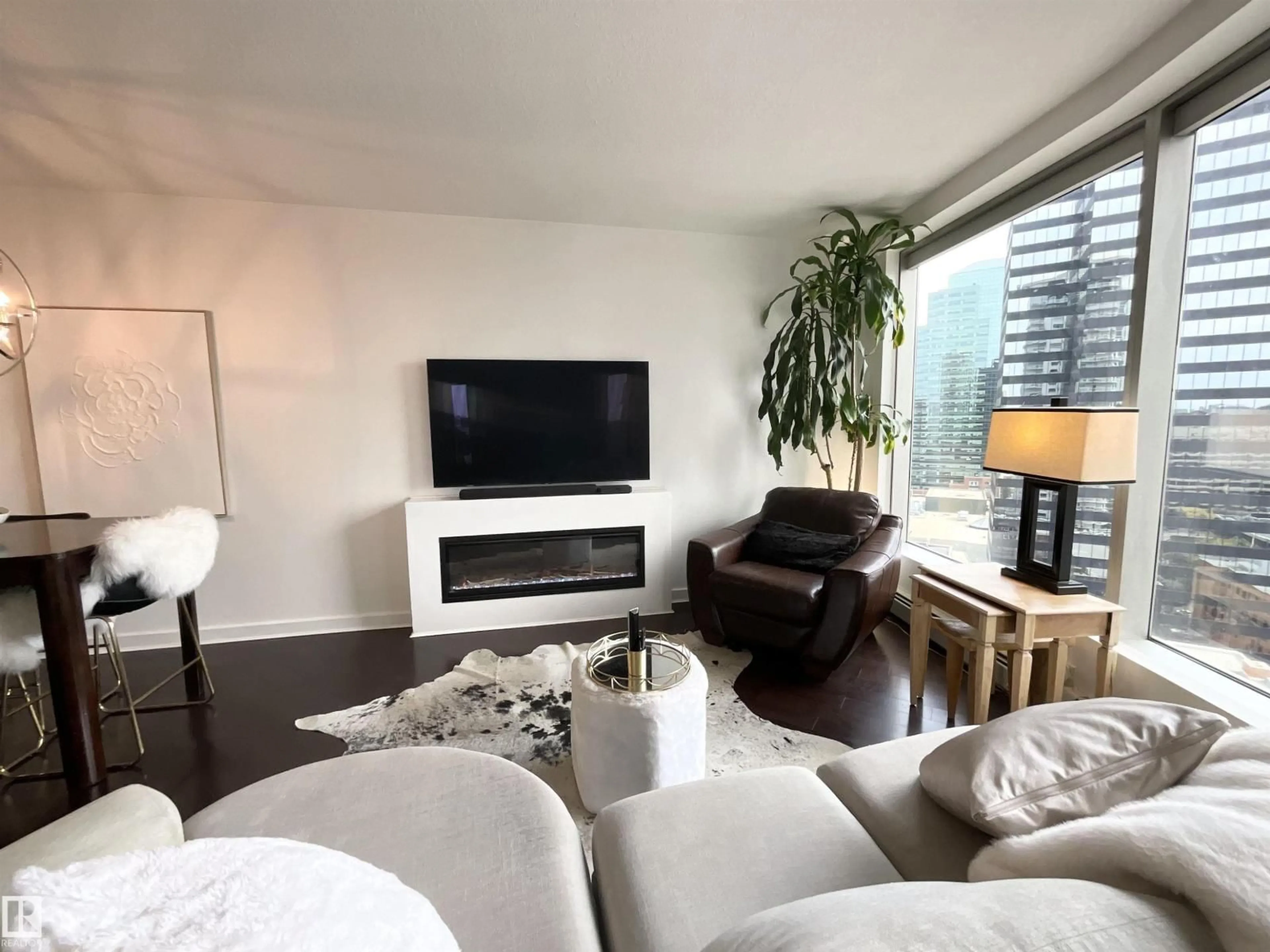 Living room with furniture, unknown for 10152 - 1504 104 ST, Edmonton Alberta T5J0B6
