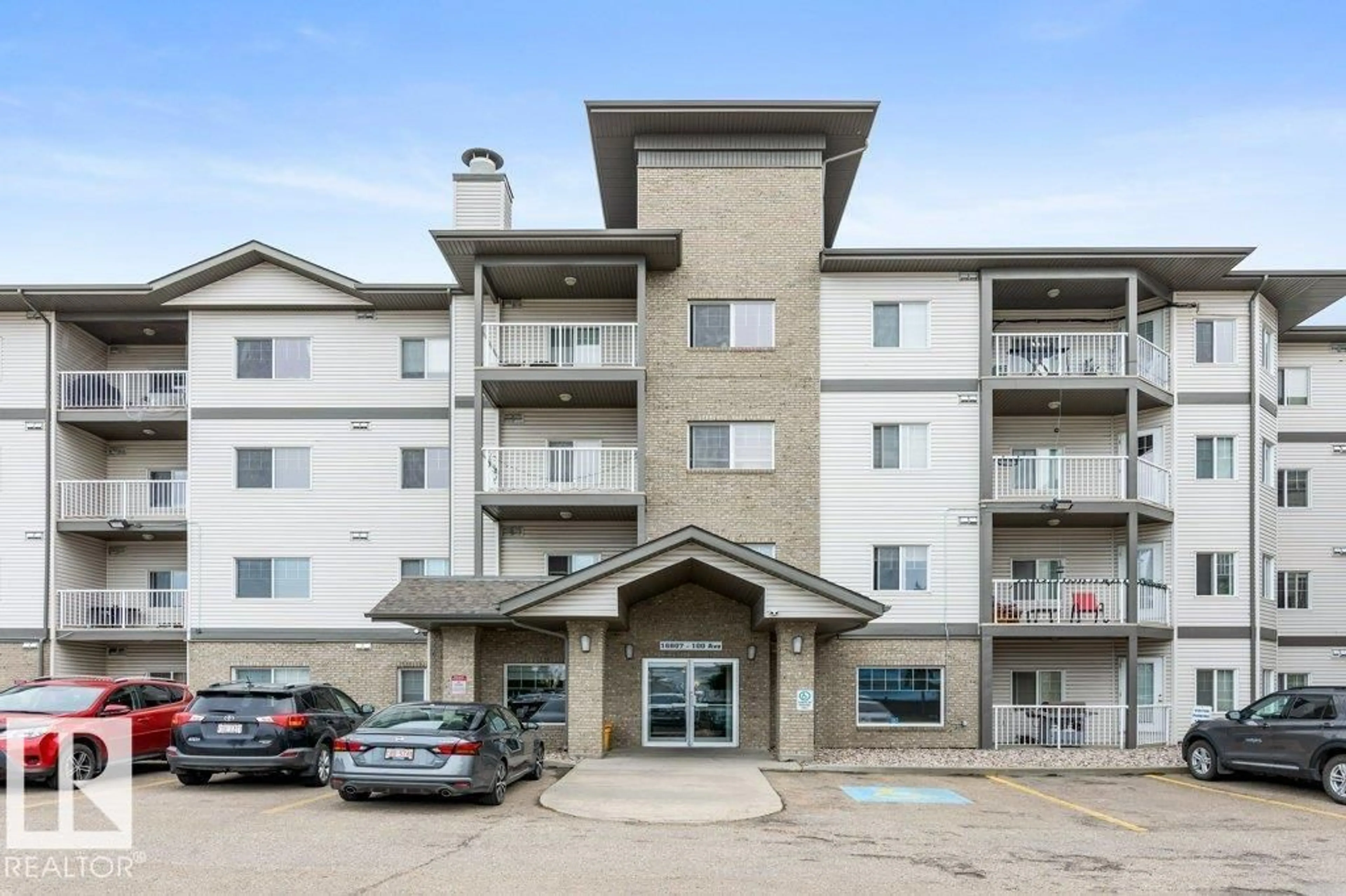 Patio, building for #135 - 16807 100 AV, Edmonton Alberta T5P4Z6