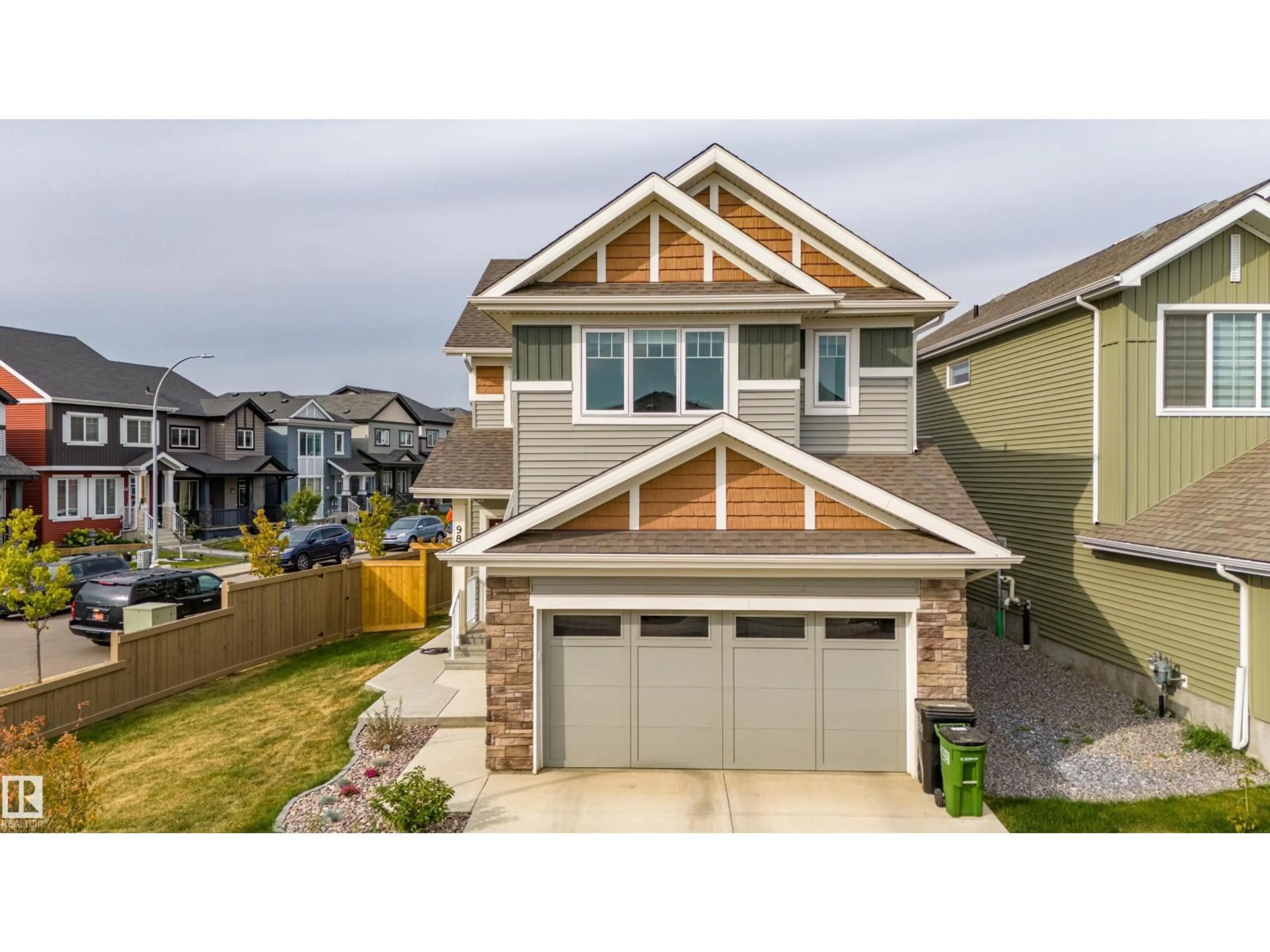 Home with vinyl exterior material, street for NW - 9806 225A ST, Edmonton Alberta T5T5X8