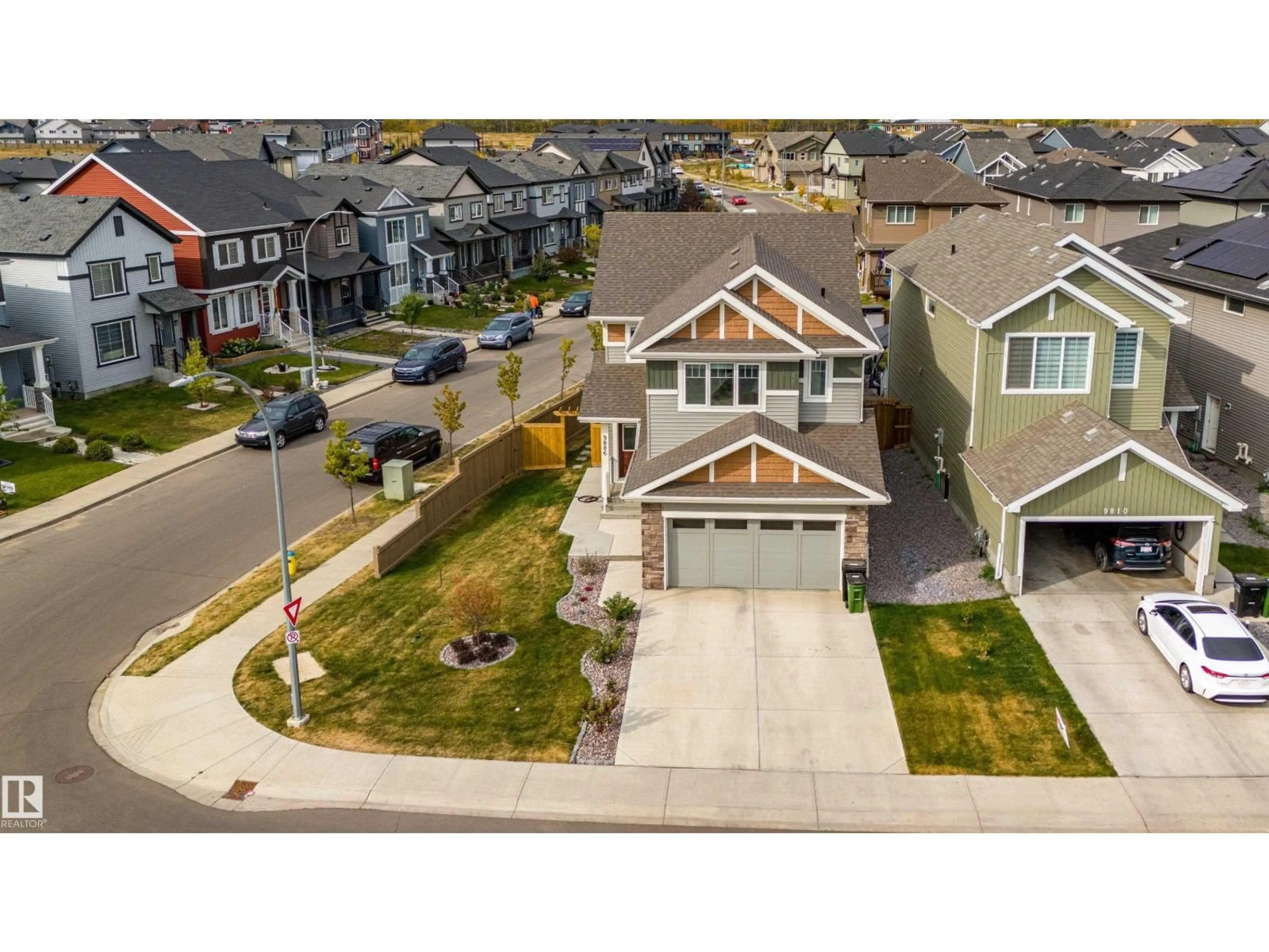 A pic from outside/outdoor area/front of a property/back of a property/a pic from drone, street for NW - 9806 225A ST, Edmonton Alberta T5T5X8
