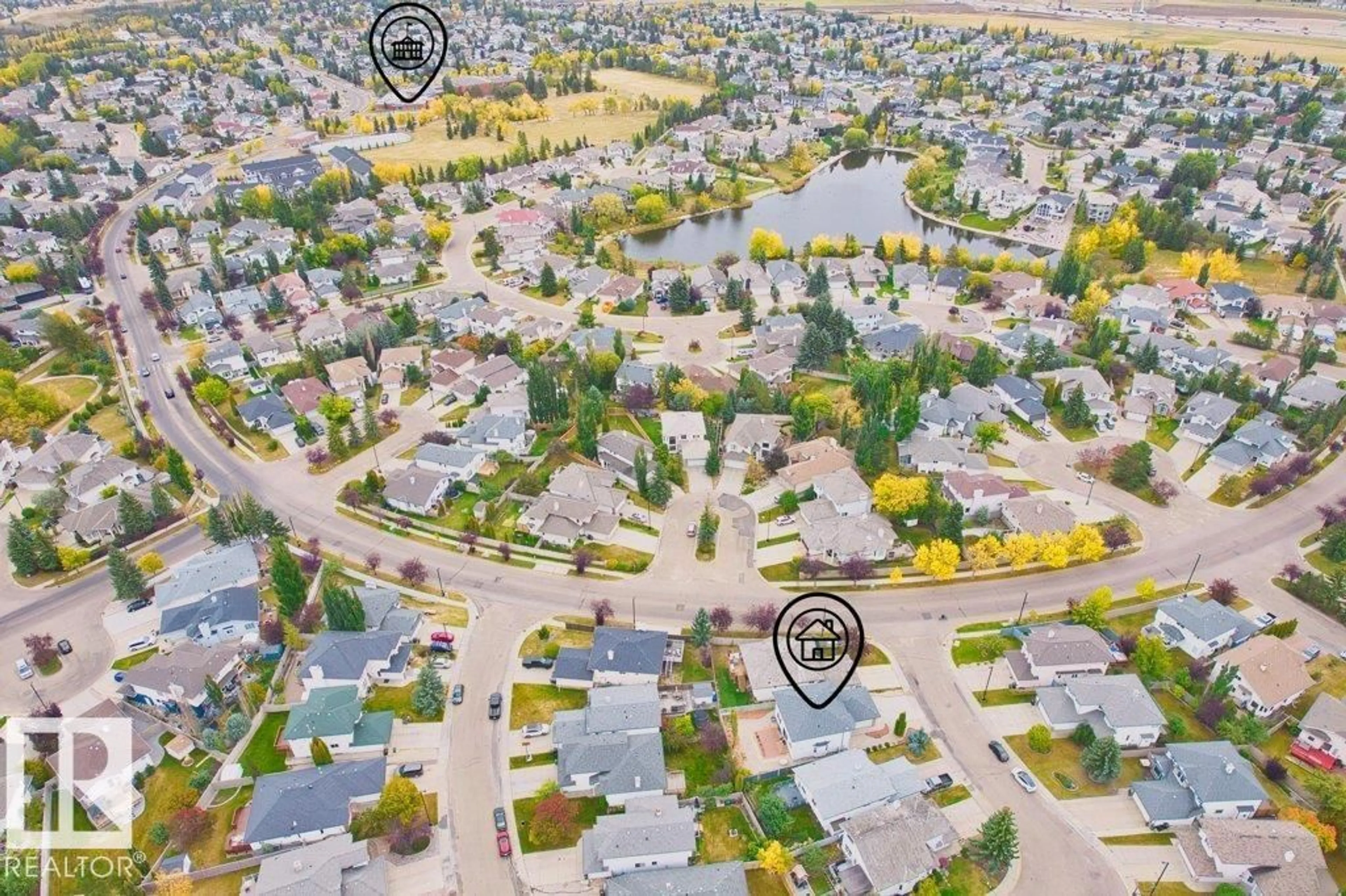 A pic from outside/outdoor area/front of a property/back of a property/a pic from drone, street for 11608 11A AV, Edmonton Alberta T6J6Y7