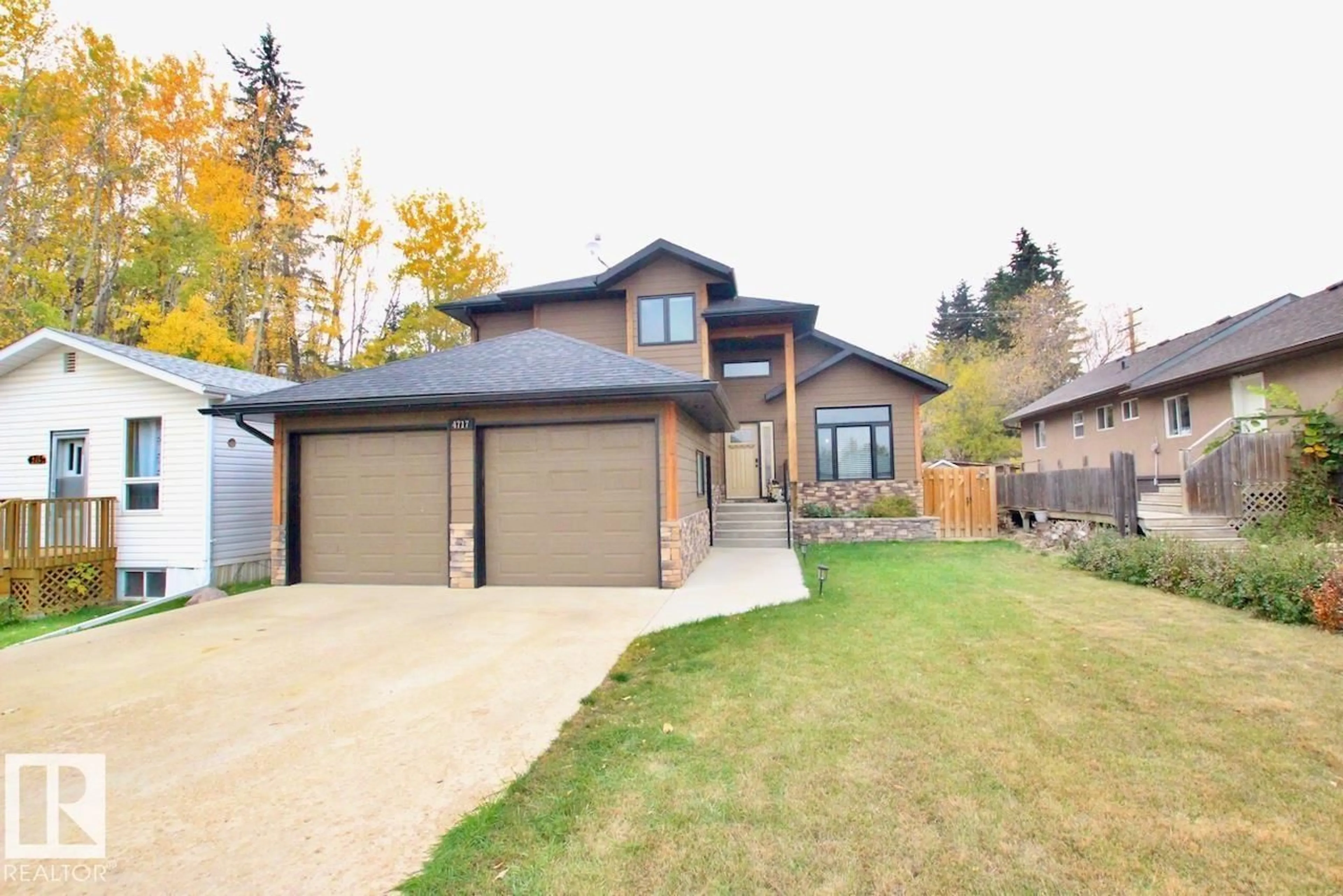 Home with brick exterior material, street for 4717 52 ST, Athabasca Town Alberta T9S1K7