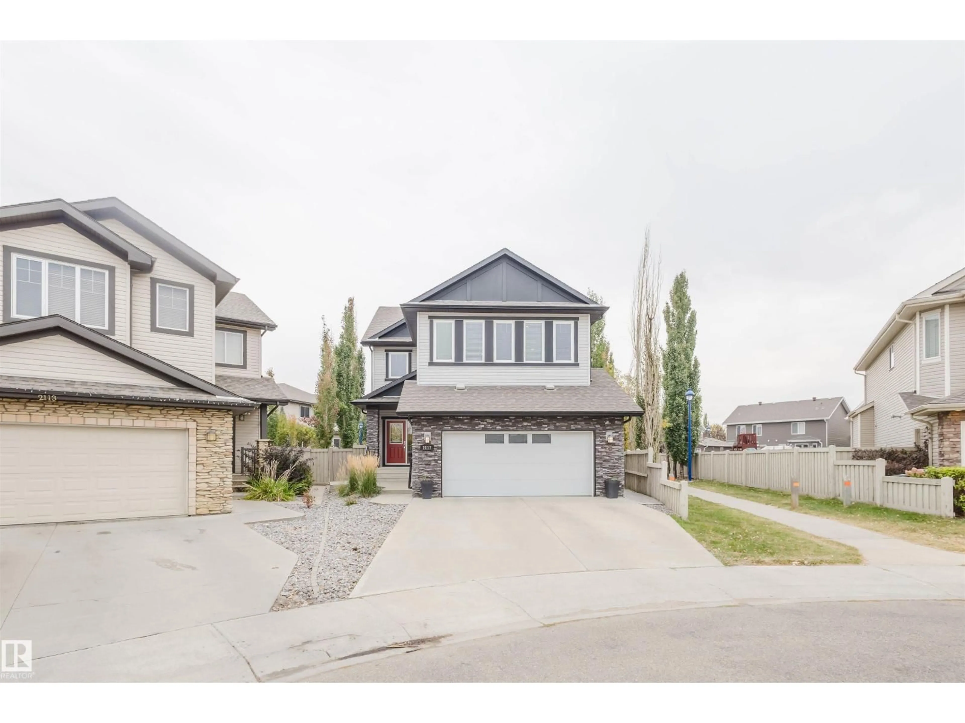 Home with vinyl exterior material, street for SW - 2117 69A ST, Edmonton Alberta T6X0S7