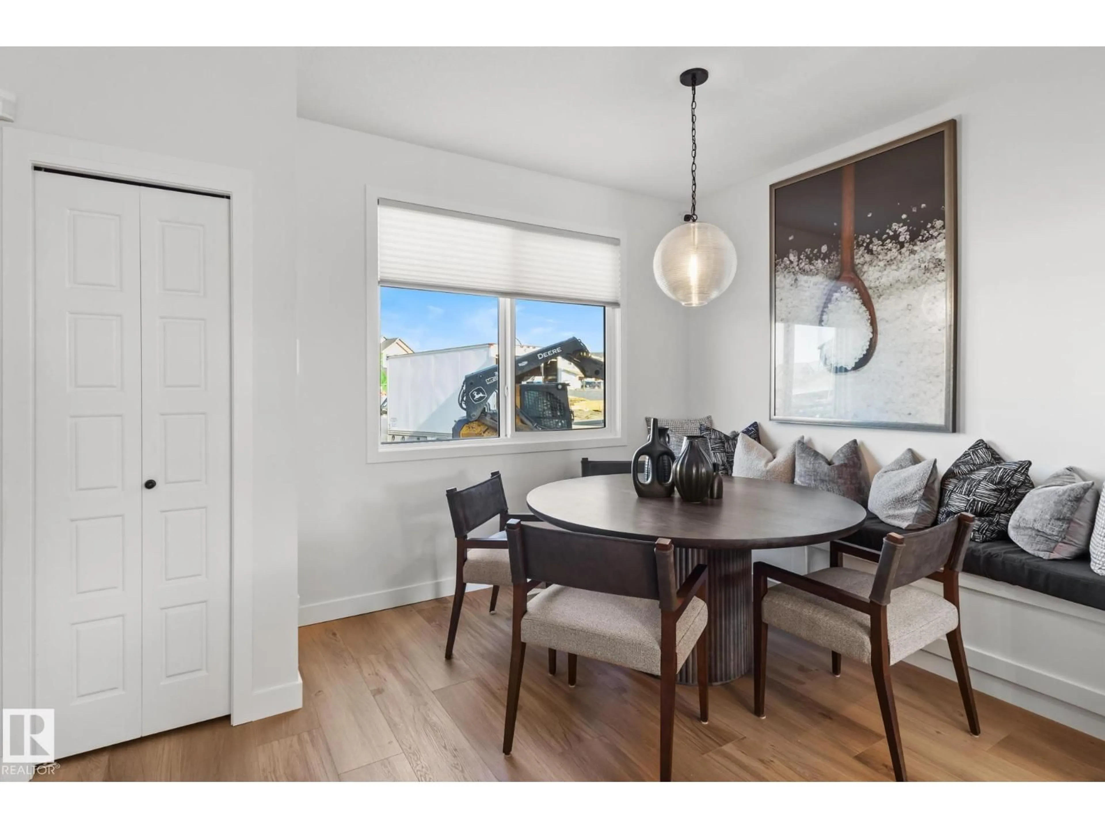 Dining room, wood/laminate floor for SW - 272 PATERSON LI, Edmonton Alberta T6W5V2