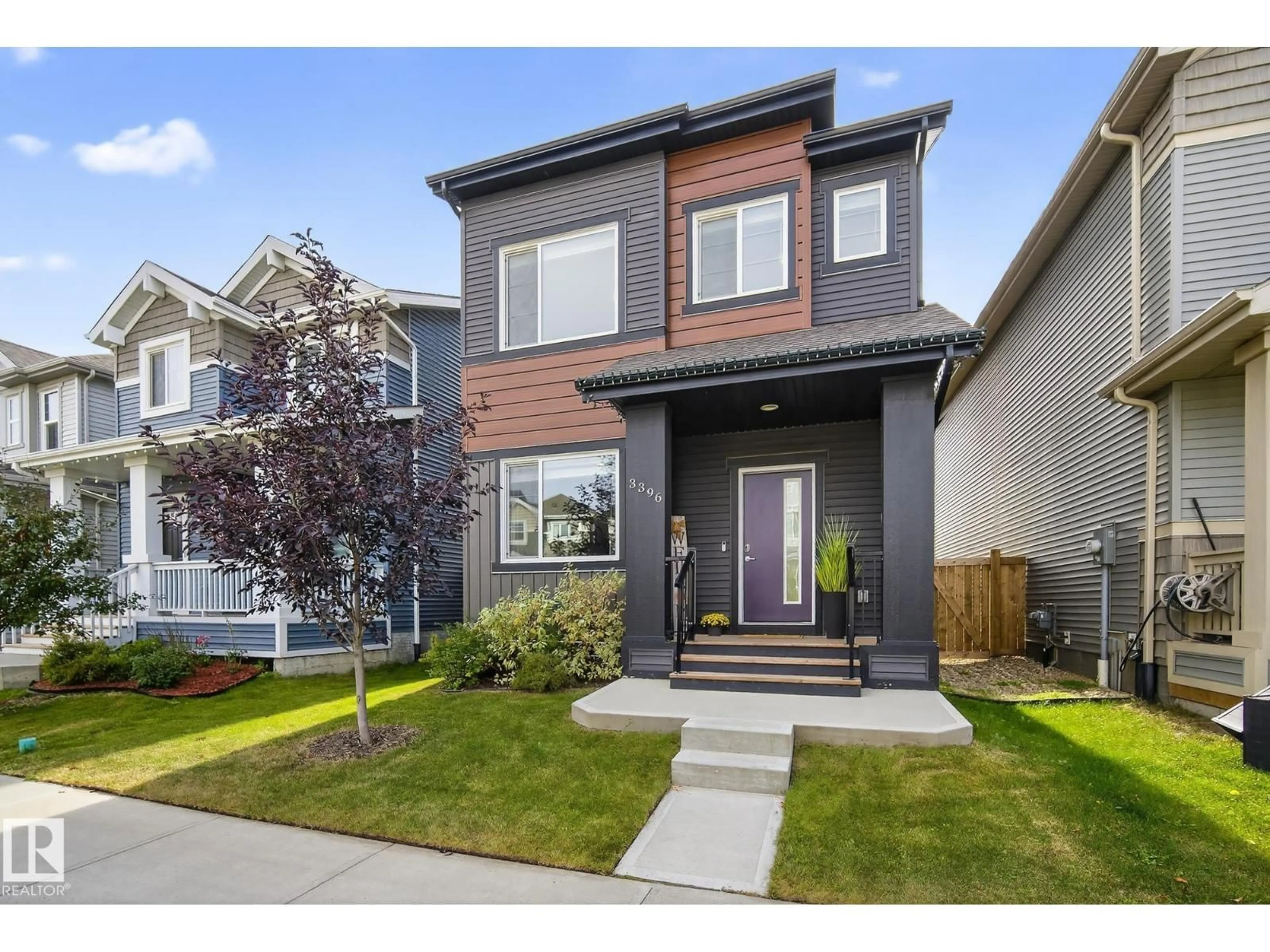 Home with brick exterior material, street for NW - 3396 ERLANGER BEND BN, Edmonton Alberta T6M1J5