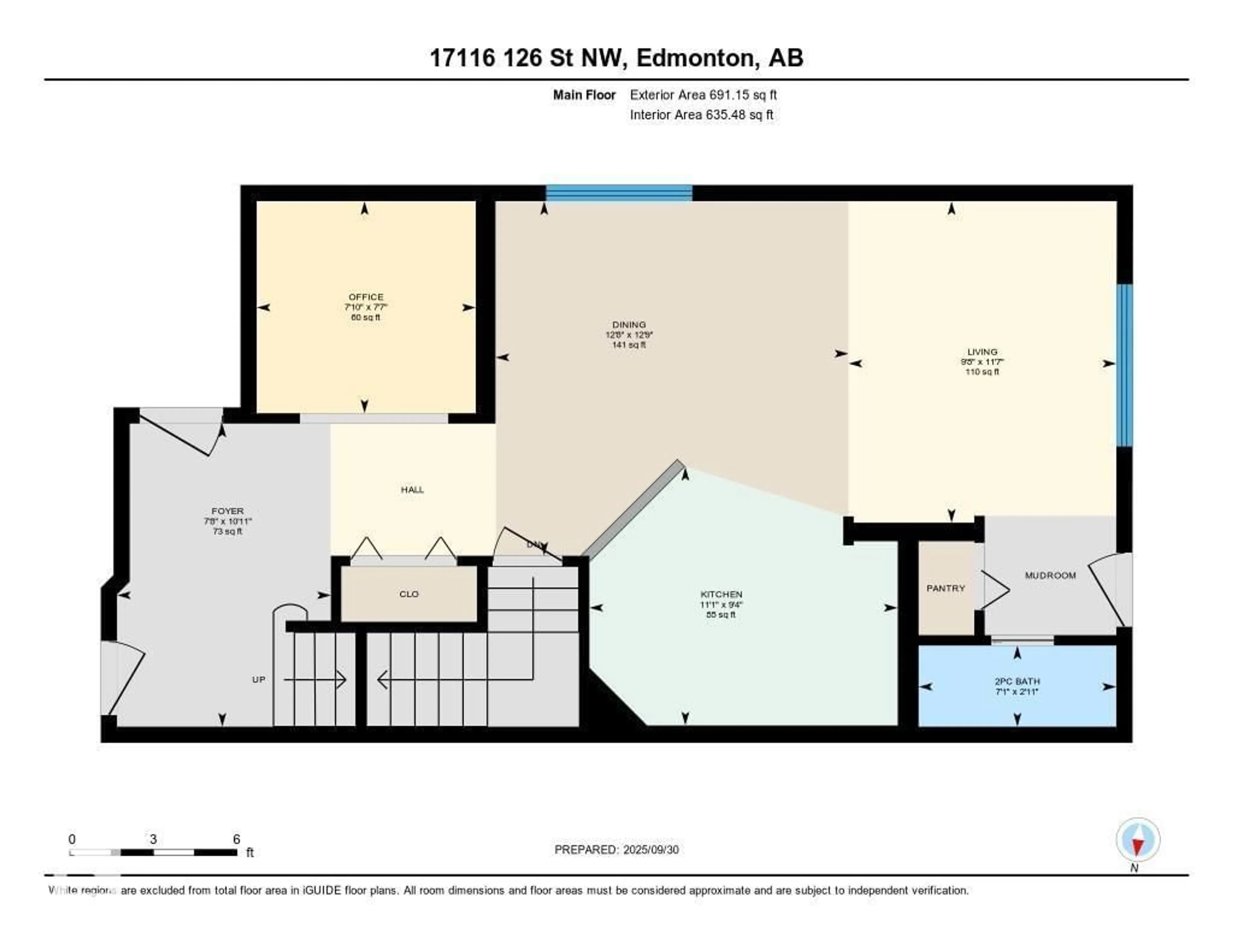 Floor plan for 17116 126 STREET, Edmonton Alberta T5X0E5