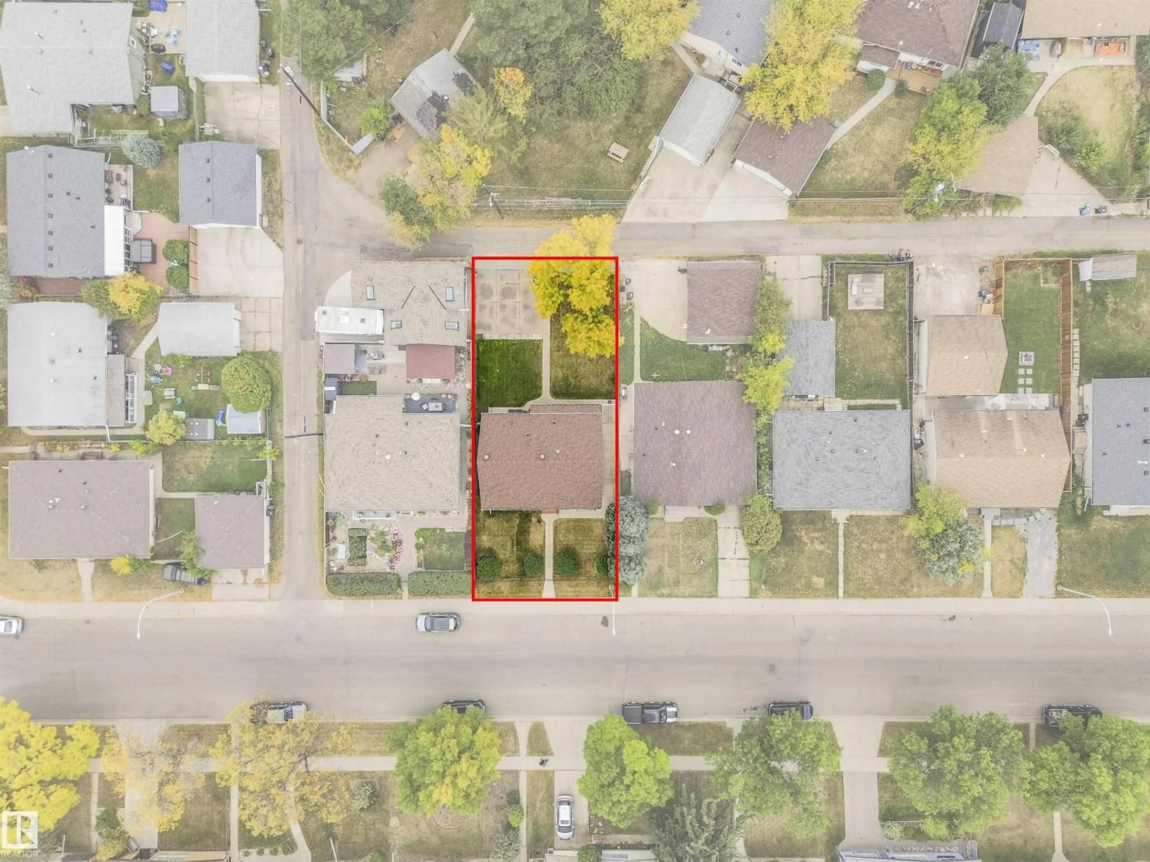 A pic from outside/outdoor area/front of a property/back of a property/a pic from drone, street for 16530 104 AV, Edmonton Alberta T5P0S7