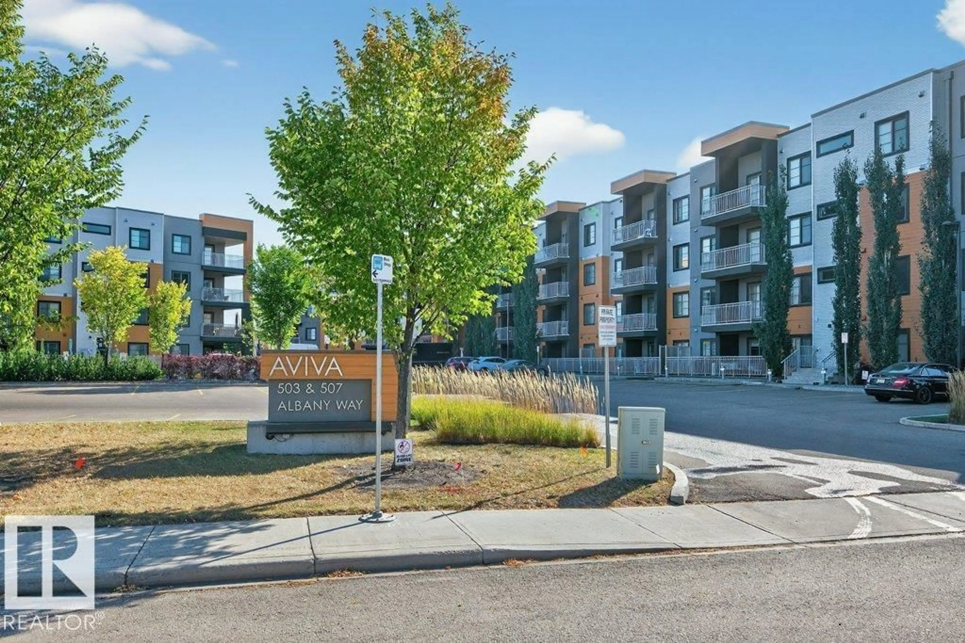 Patio, street for 503 - 329 ALBANY WY, Edmonton Alberta T6V0M5