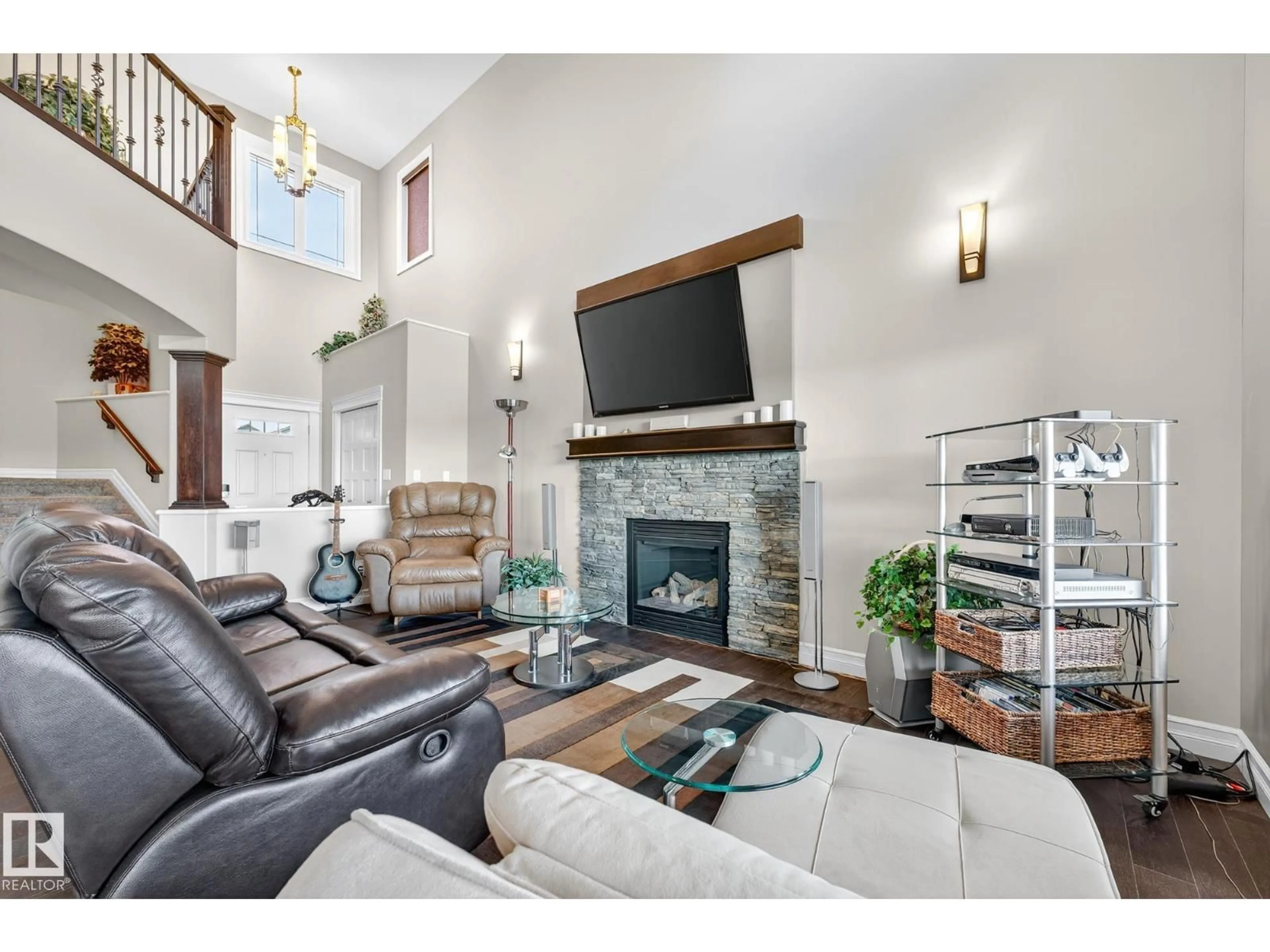 Living room with furniture, unknown for 20616 131 AV, Edmonton Alberta T5S0J3