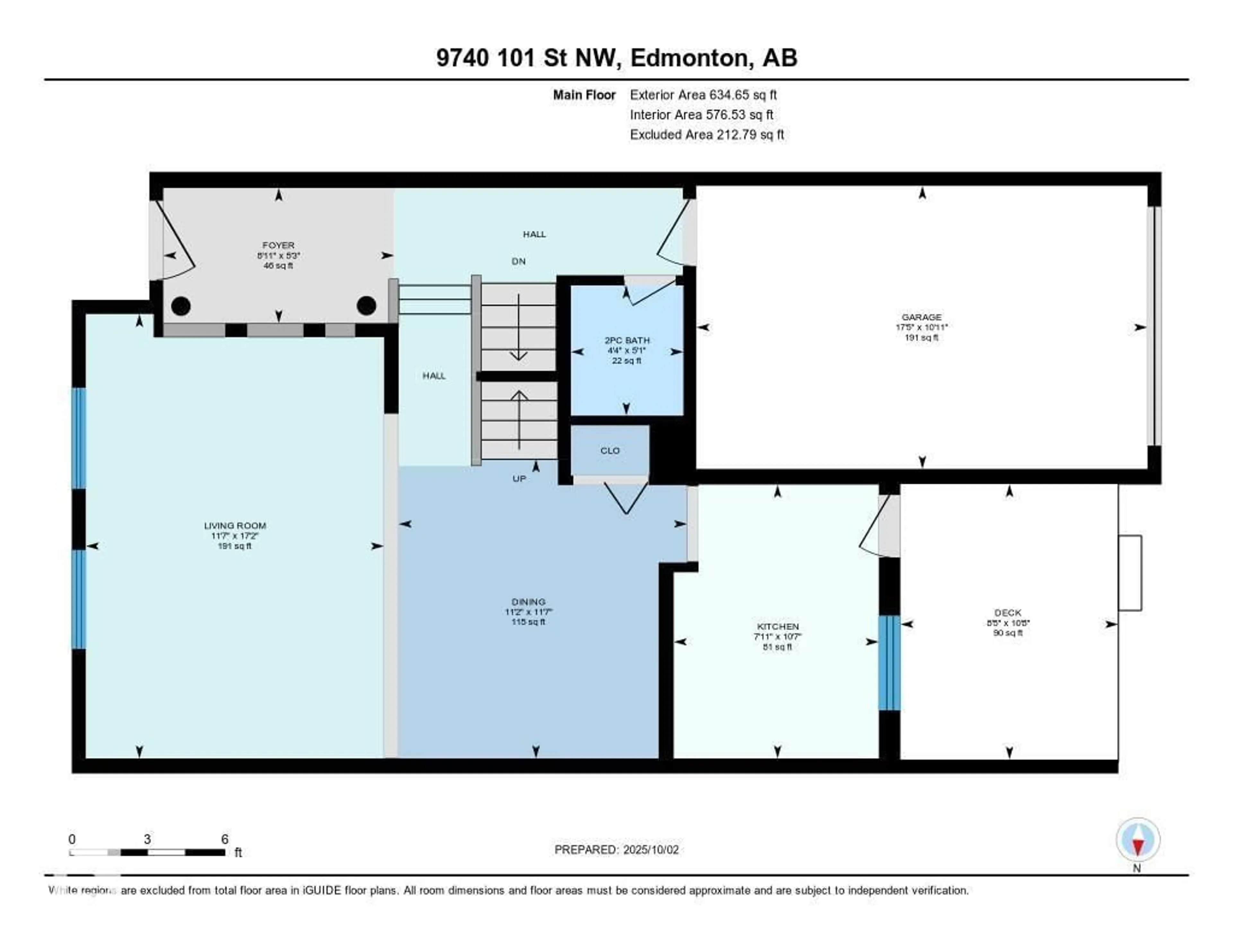 Floor plan for 9740 101 ST, Edmonton Alberta T5K0W8