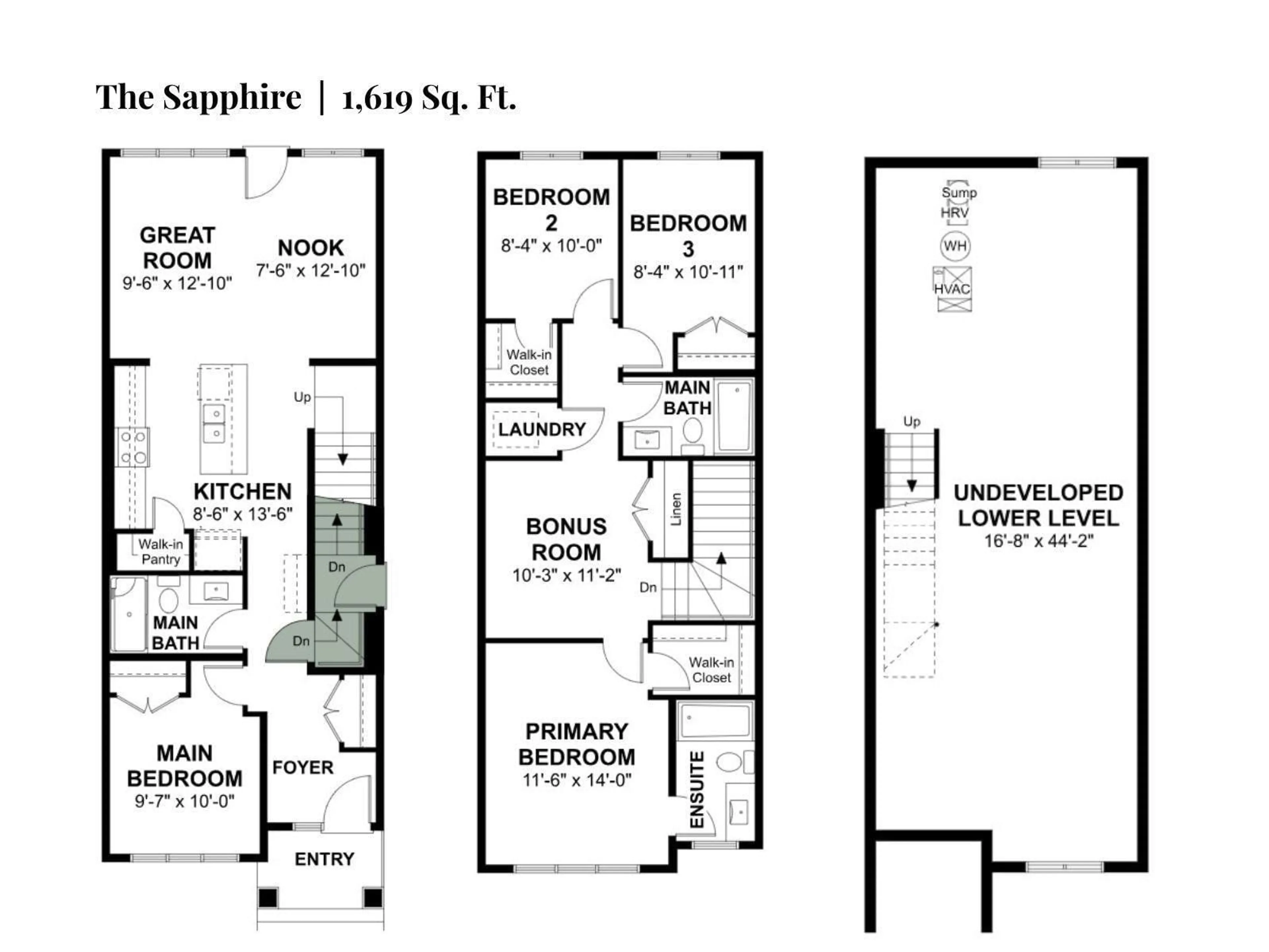 Floor plan for 1015 ASTER BV, Edmonton Alberta T6T2W8