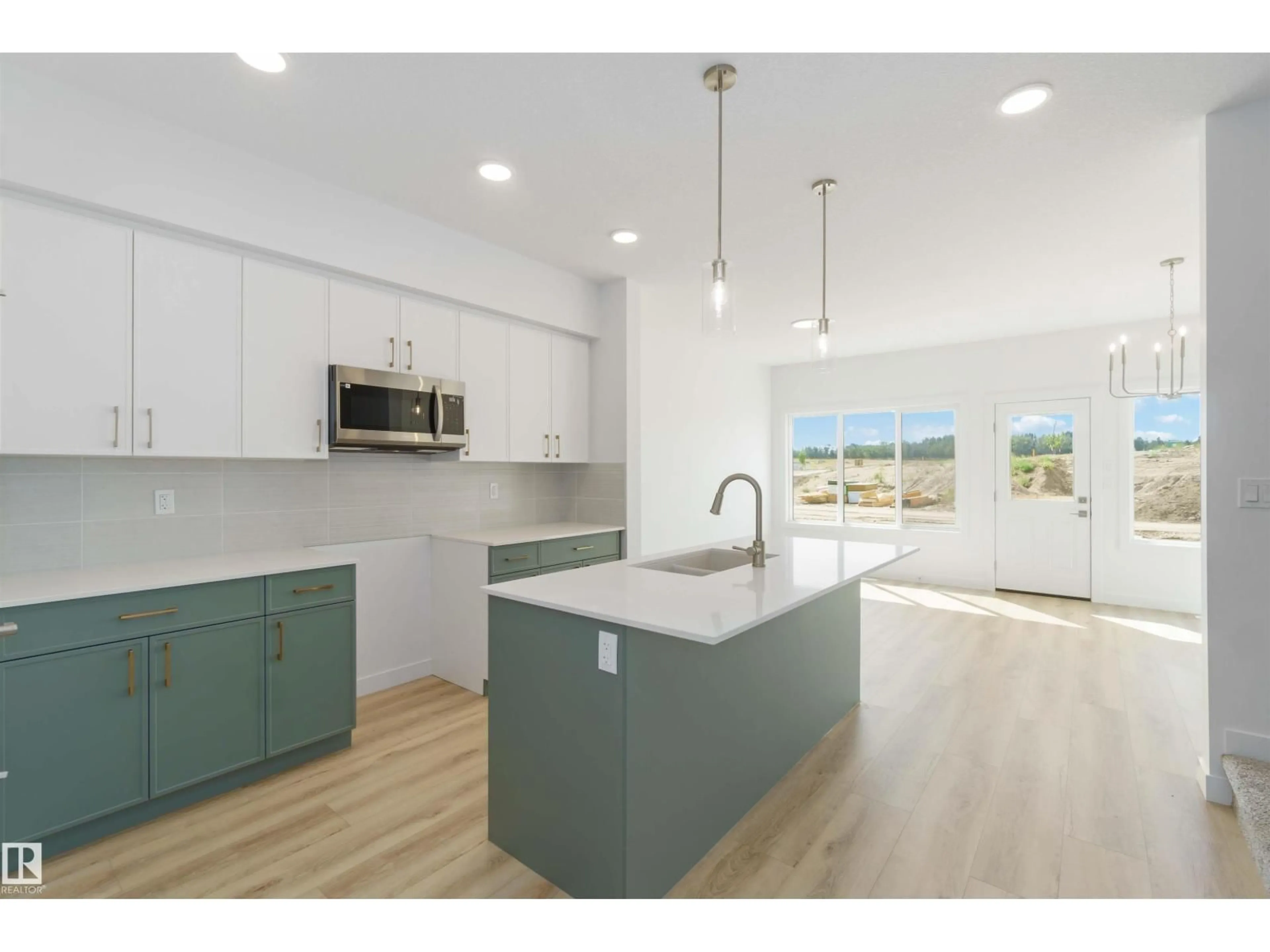 Open concept kitchen, unknown for 1011 ASTER BV, Edmonton Alberta T6T2W8