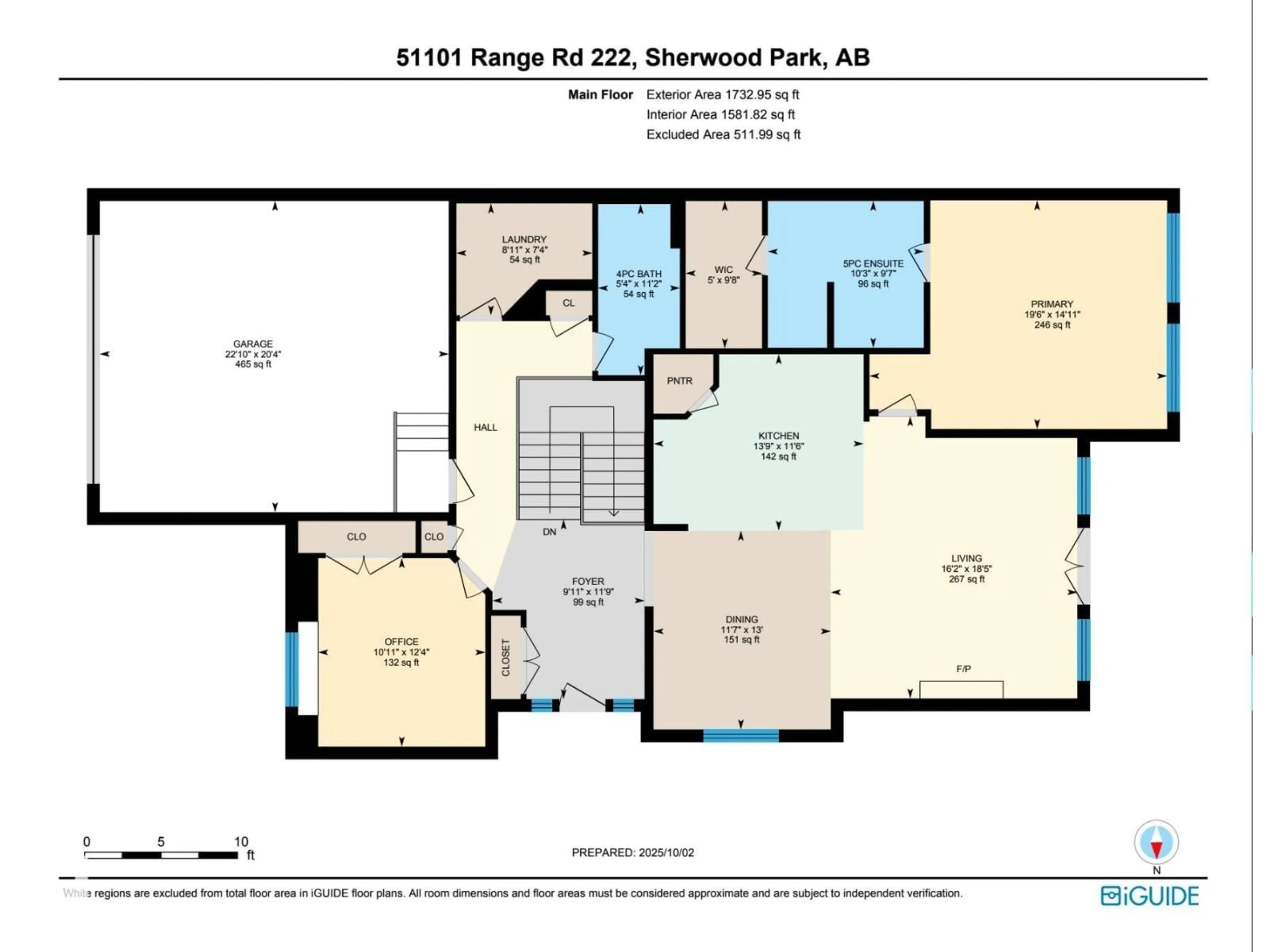Floor plan for 342 - 51101 RGE ROAD 222, Rural Strathcona County Alberta T8C1G9