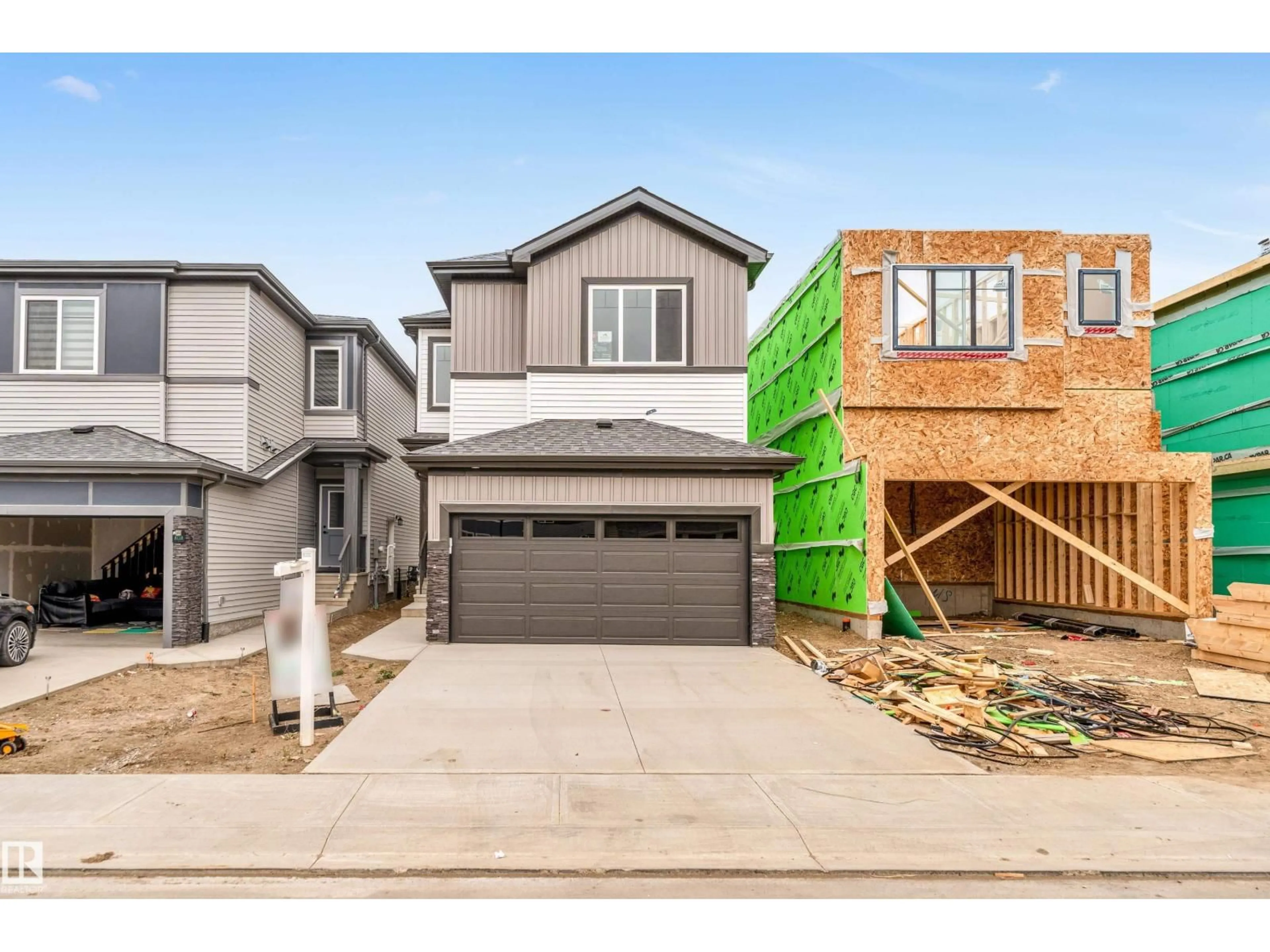 Home with brick exterior material, street for 8723 181 AV, Edmonton Alberta T5Z0X2