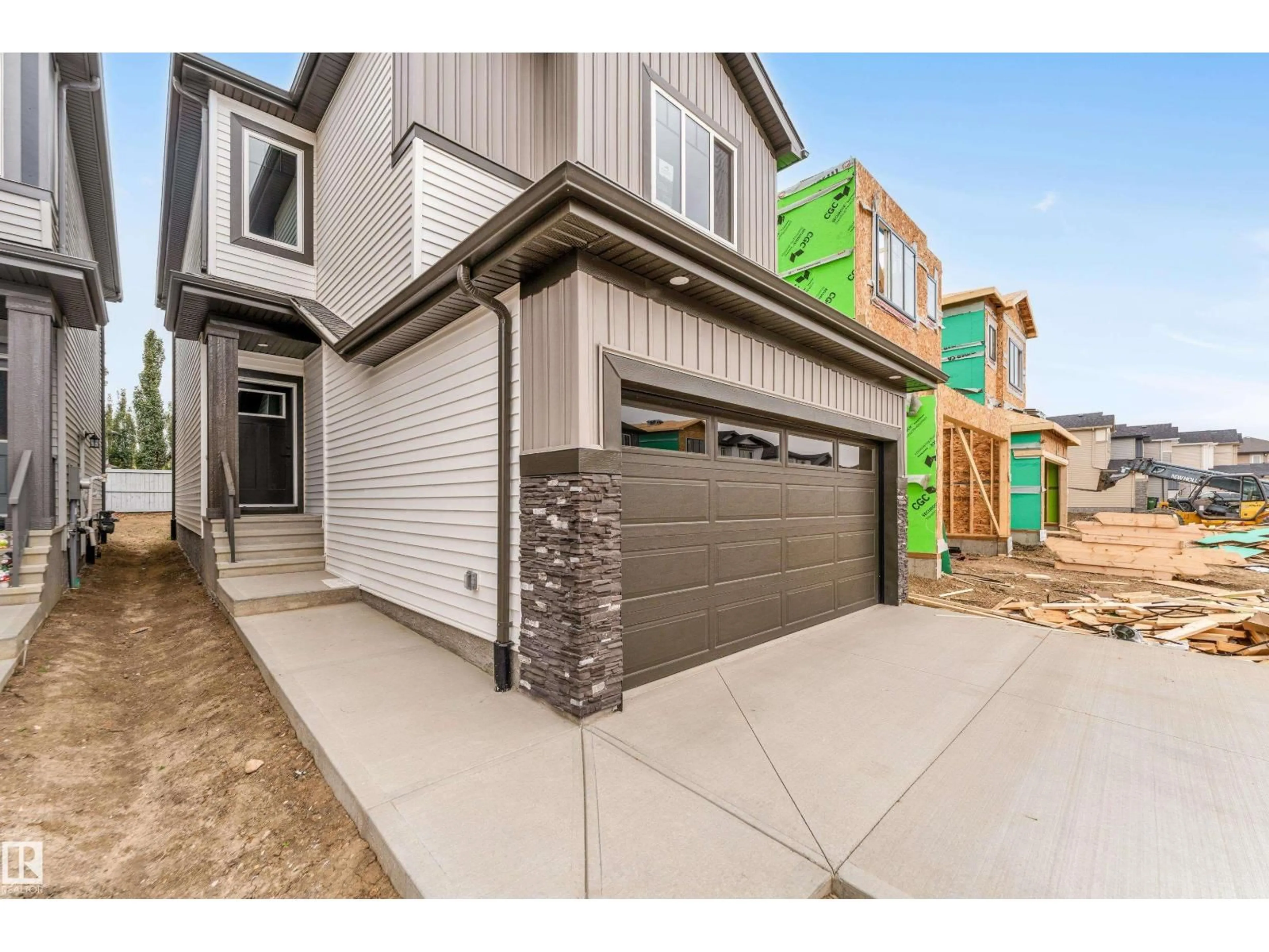 Home with brick exterior material, street for 8723 181 AV, Edmonton Alberta T5Z0X2