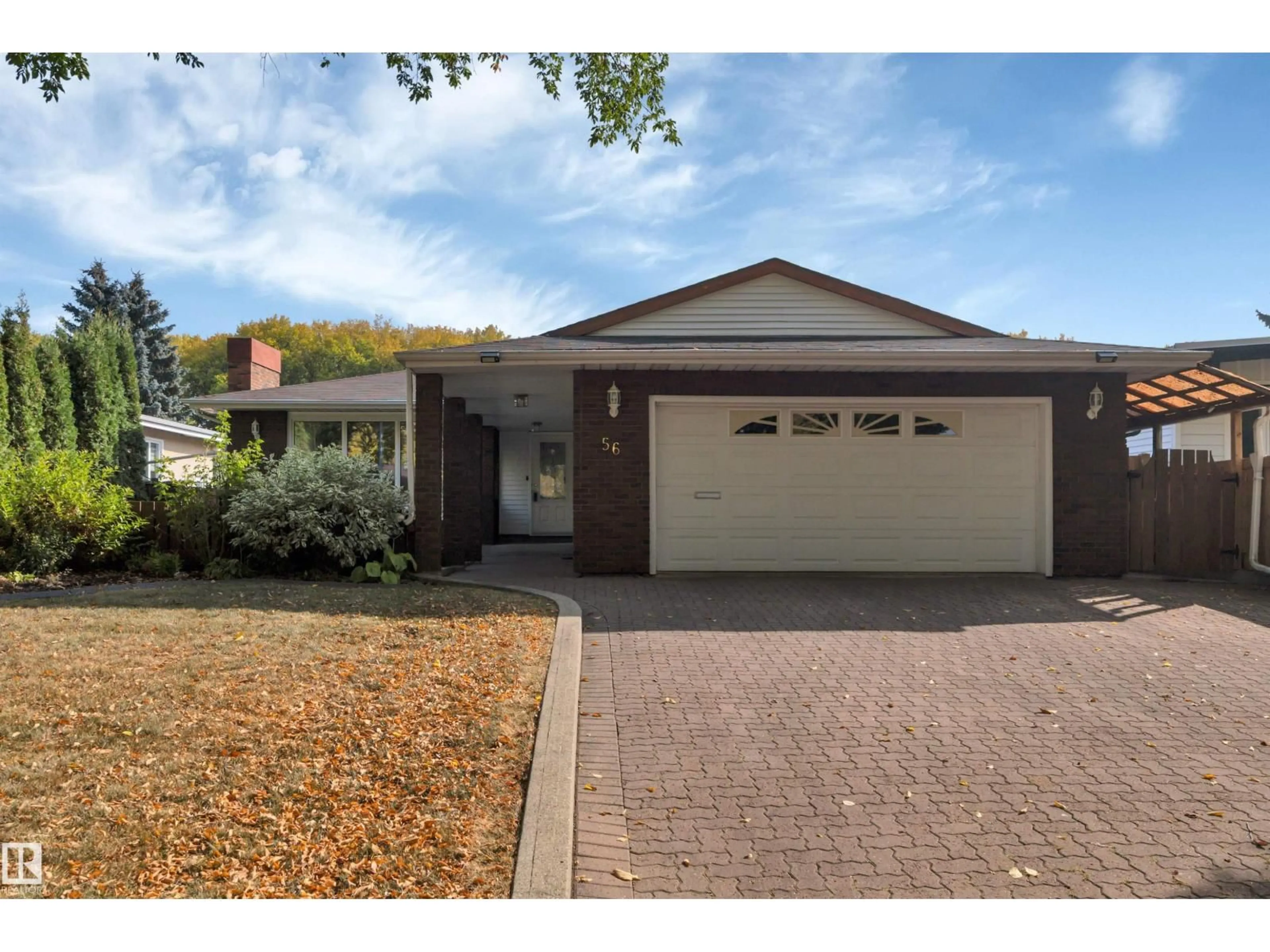 Home with brick exterior material, street for 56 FLEETWOOD CR, St. Albert Alberta T8N1R5