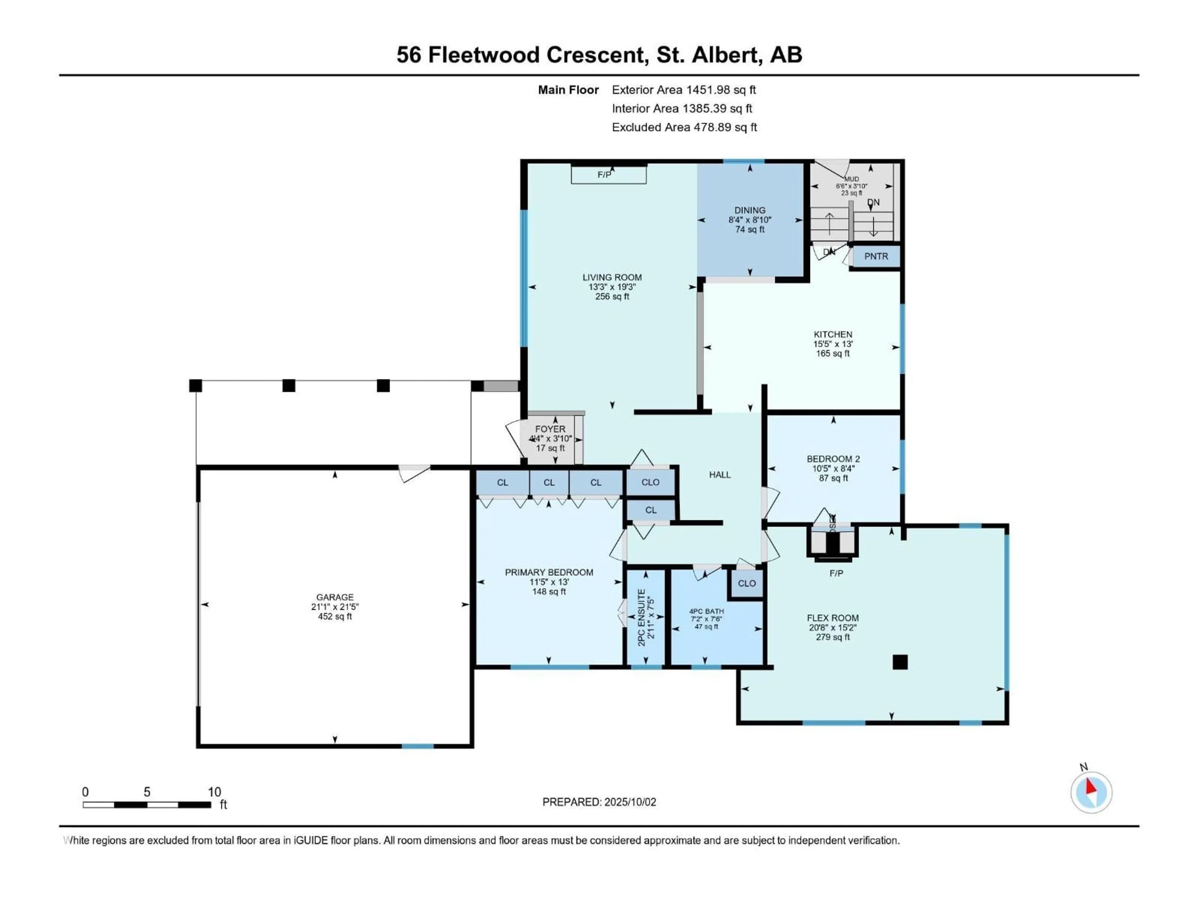 Floor plan for 56 FLEETWOOD CR, St. Albert Alberta T8N1R5