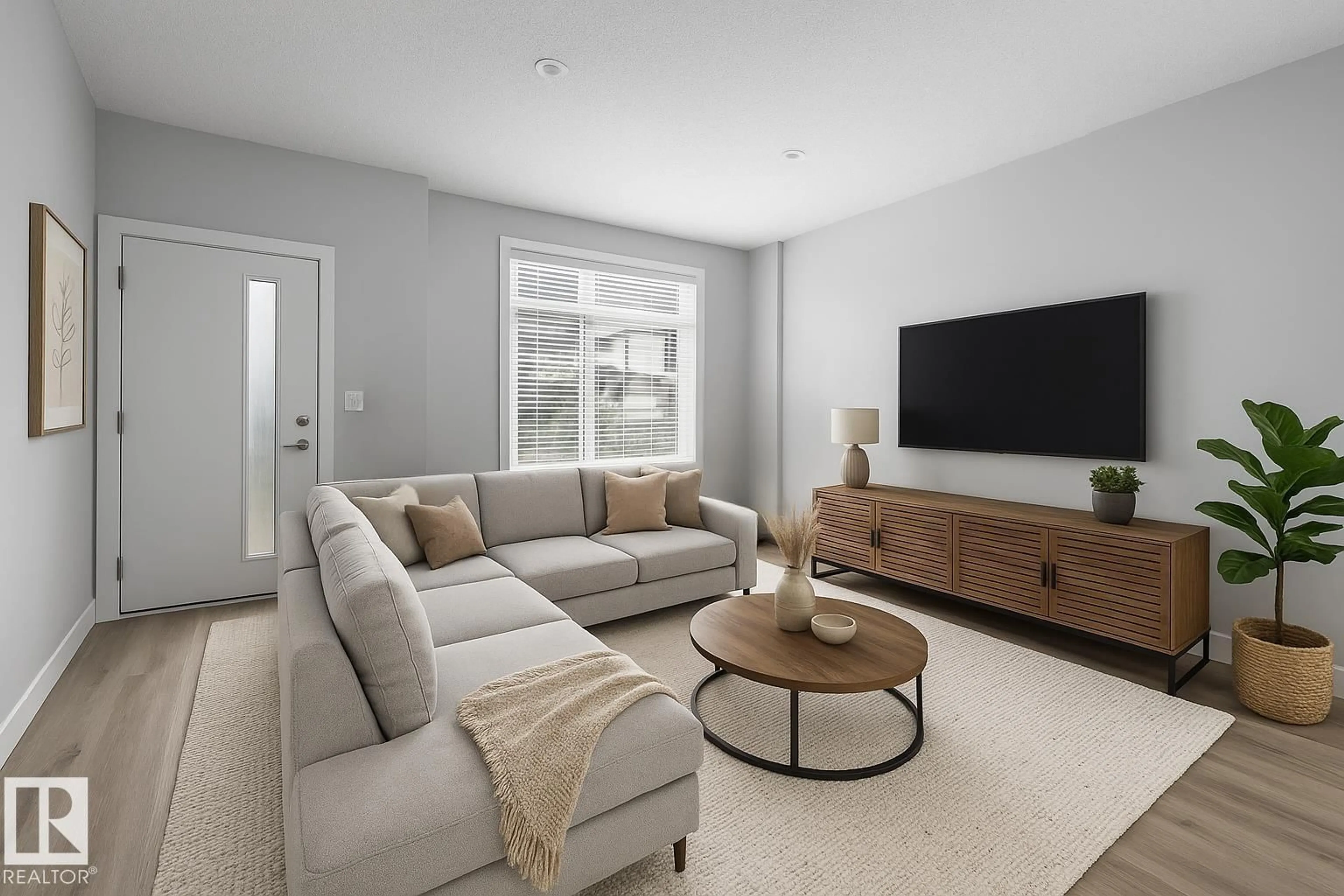 Living room with furniture, unknown for 804 - 51 WELSH DR, Edmonton Alberta T6X1Y8