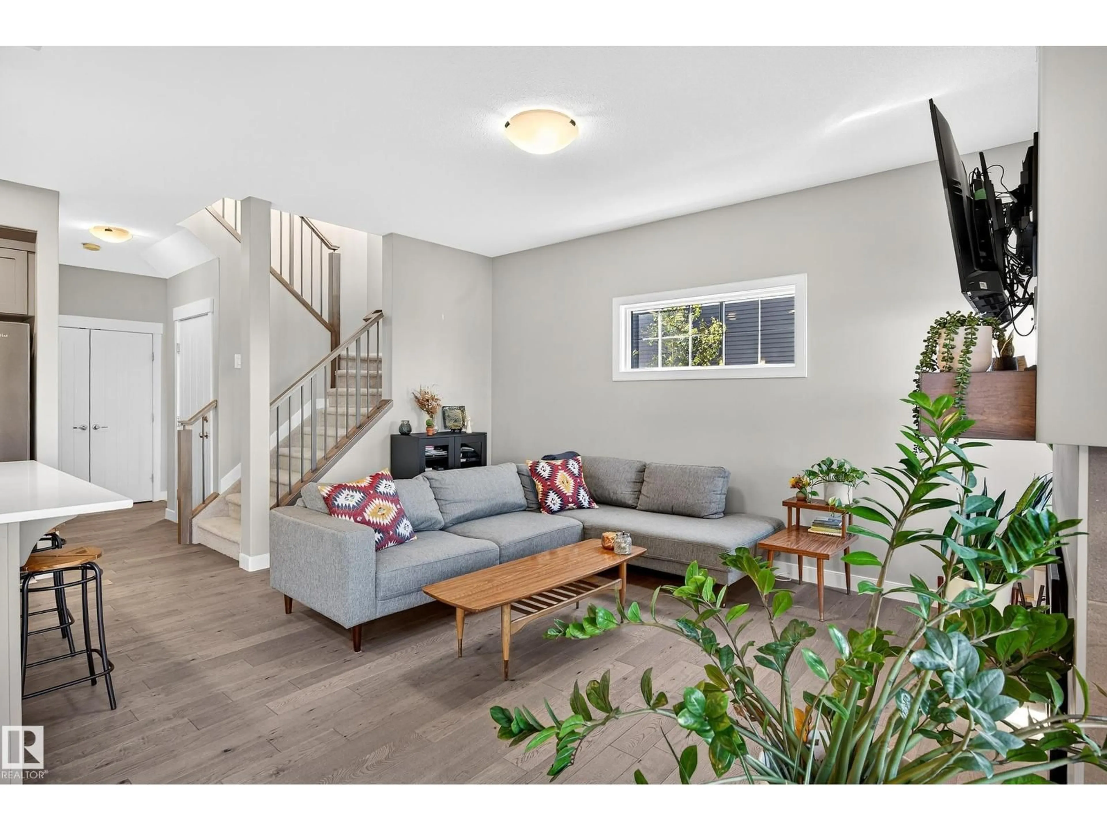 Living room with furniture, unknown for 22540 82 AV, Edmonton Alberta T5T7G1