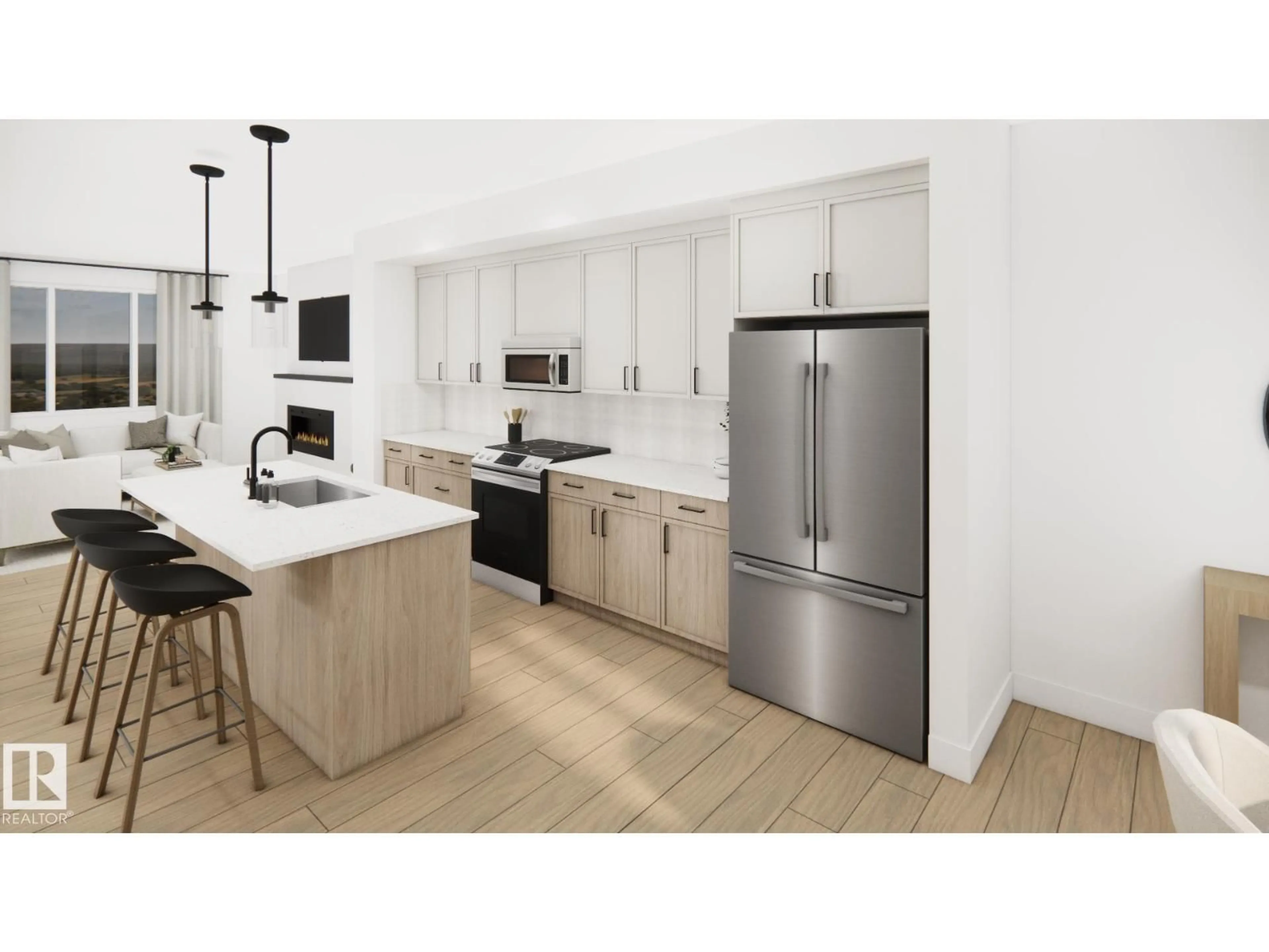 Open concept kitchen, unknown for 119 BRICKYARD DR, Stony Plain Alberta T7Z0A0