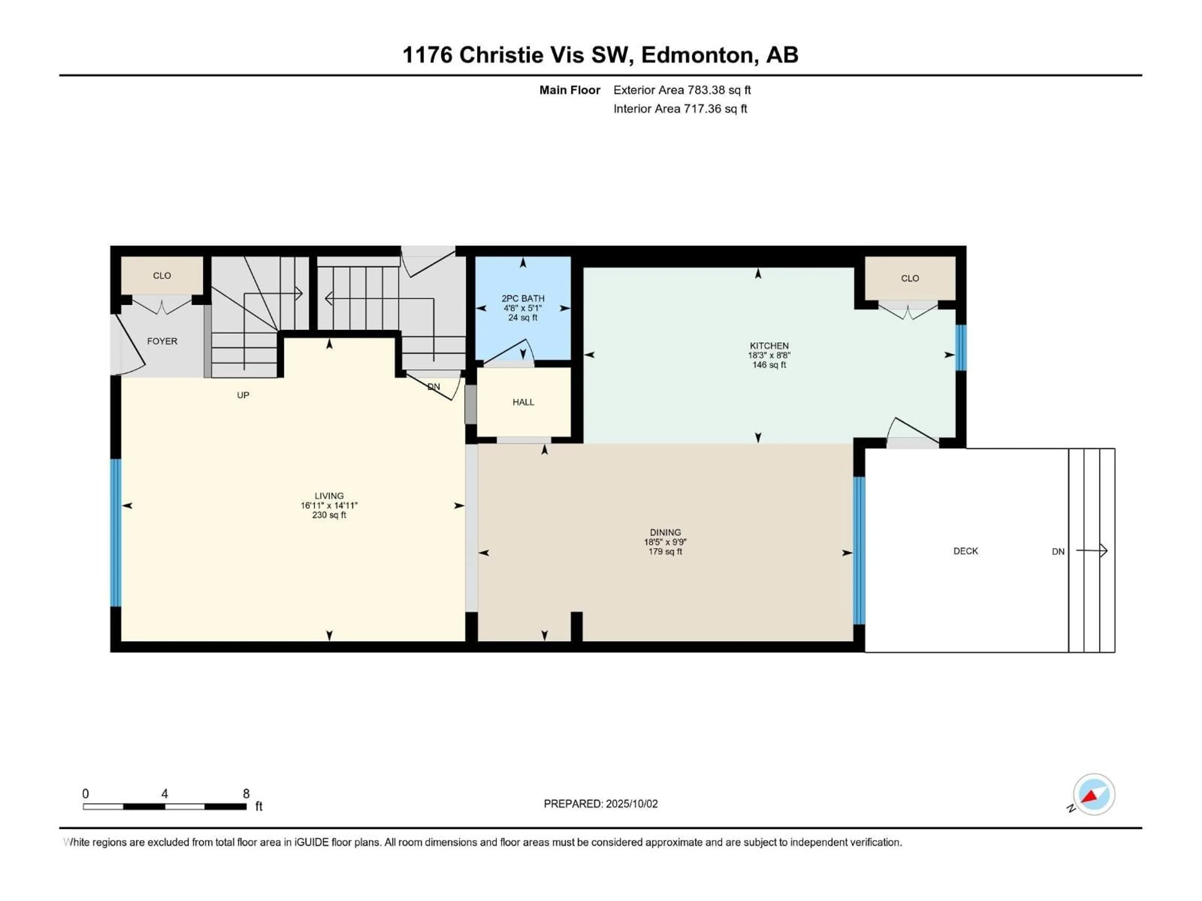 Floor plan for 1176 CHRISTIE VISTA, Edmonton Alberta T6W4S5