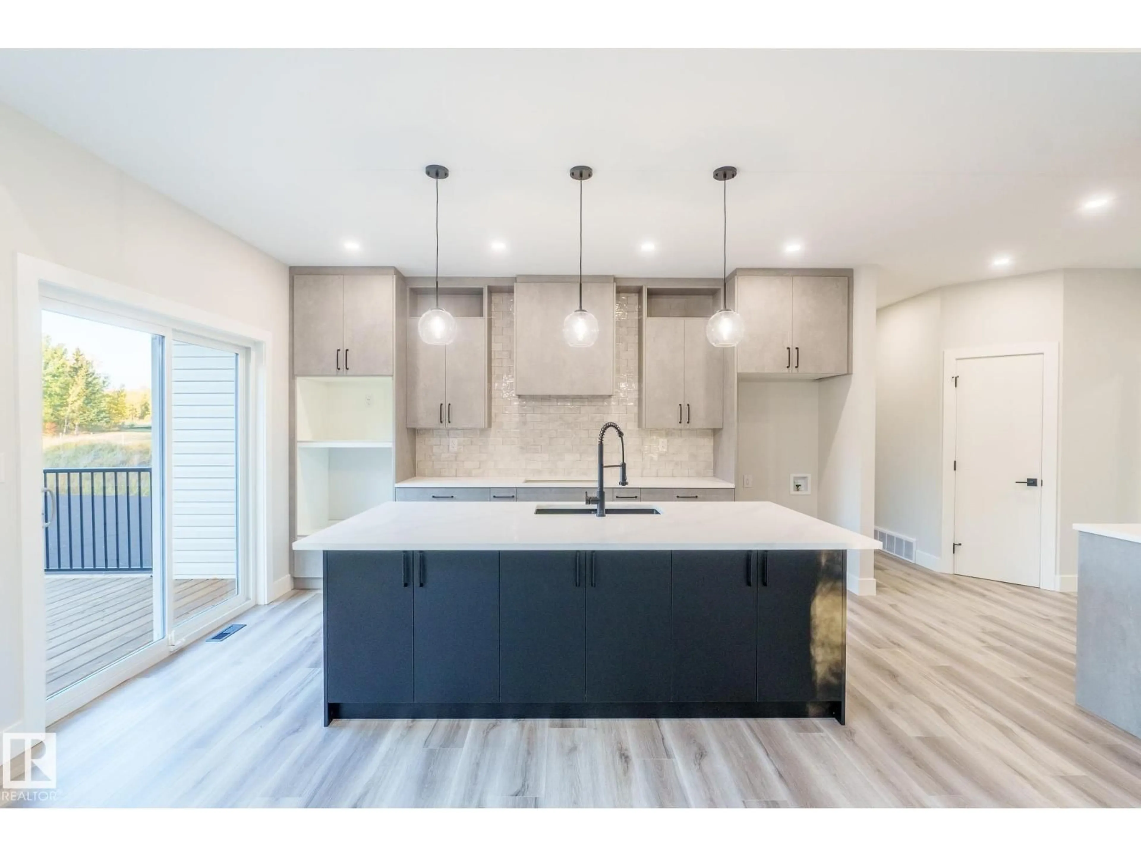 Open concept kitchen, unknown for 225 RGE RD 205, Rural Camrose County Alberta T0B2M1
