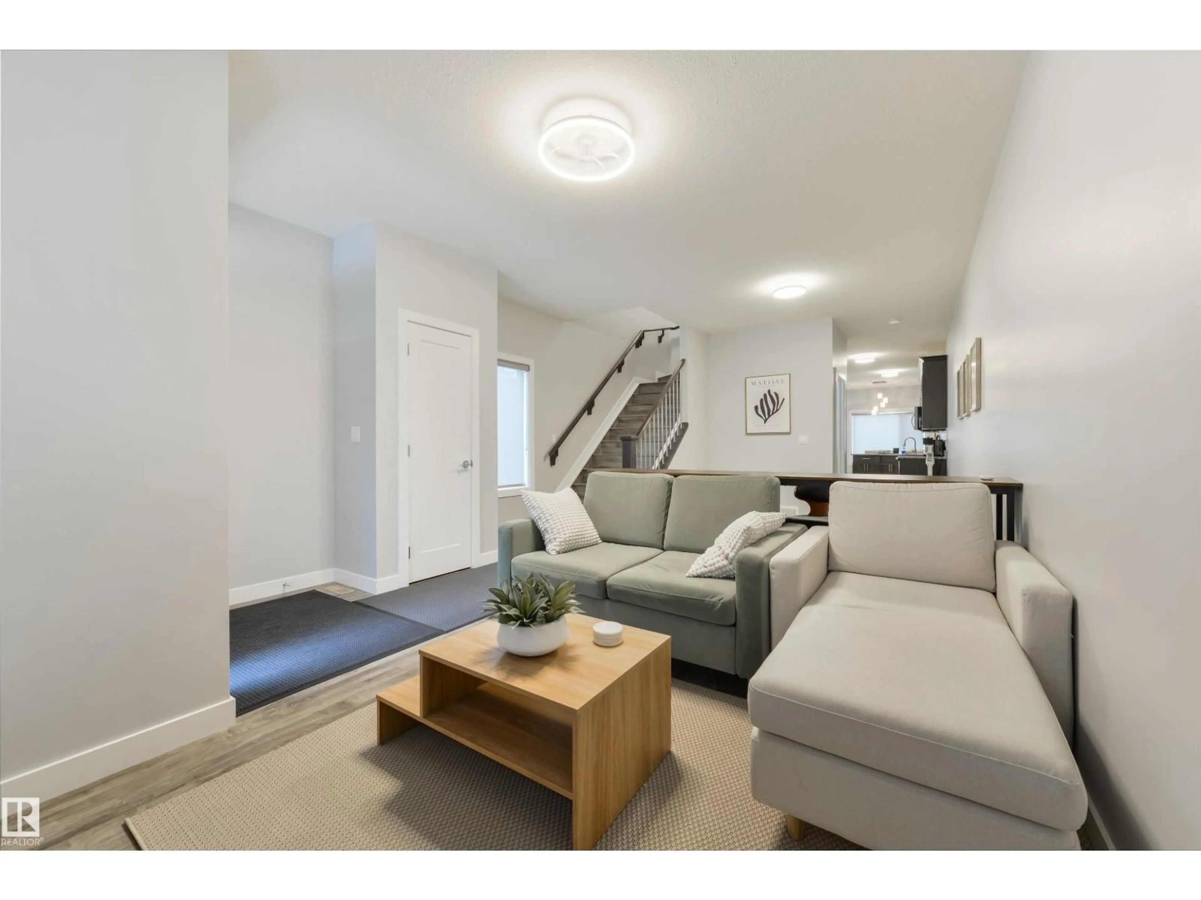 Living room with furniture, unknown for NW - 10511 154 ST, Edmonton Alberta T5P2J1