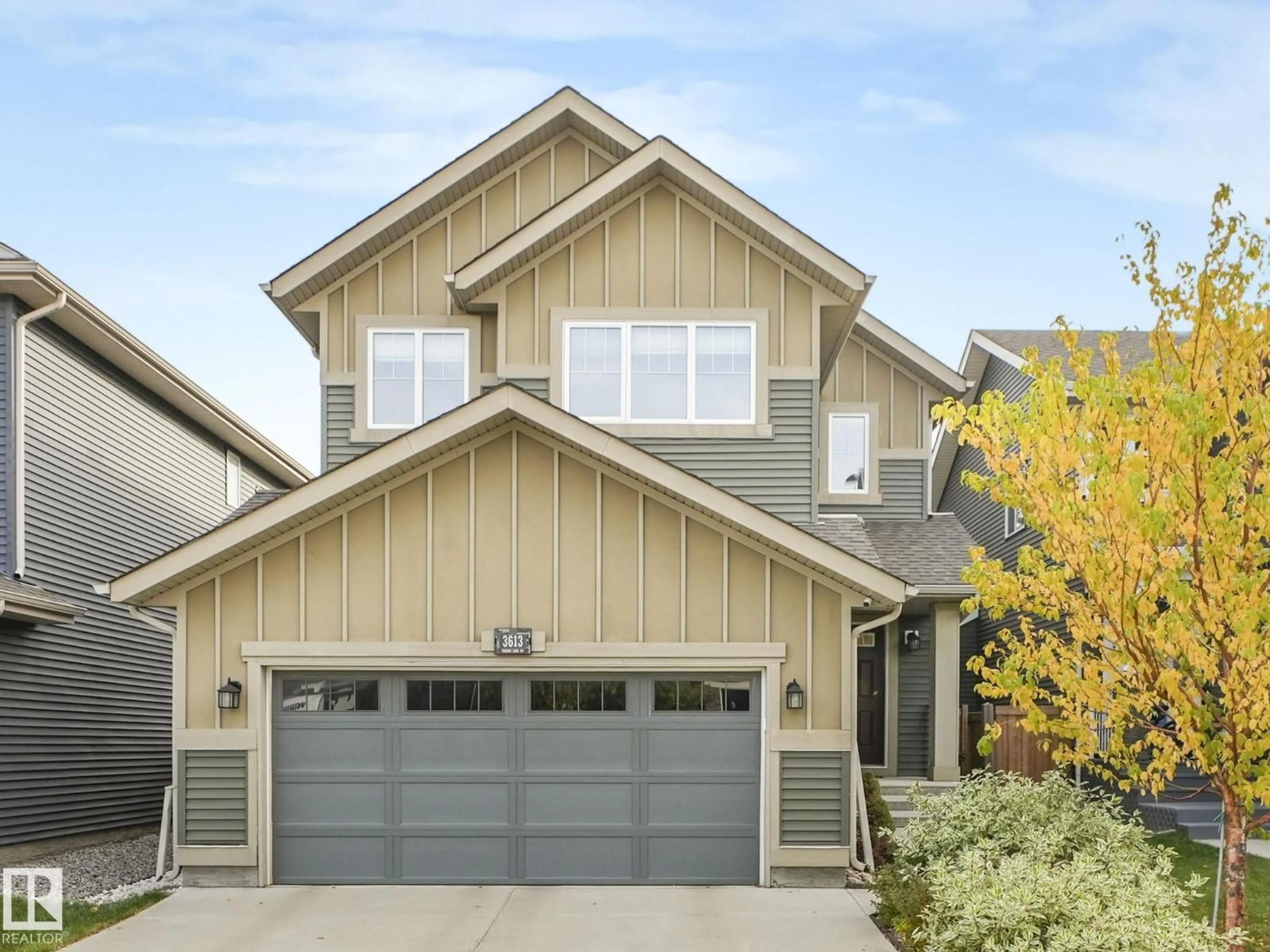 Home with vinyl exterior material, street for LI SW - 3613 CHERRY LINK, Edmonton Alberta T6X2B2
