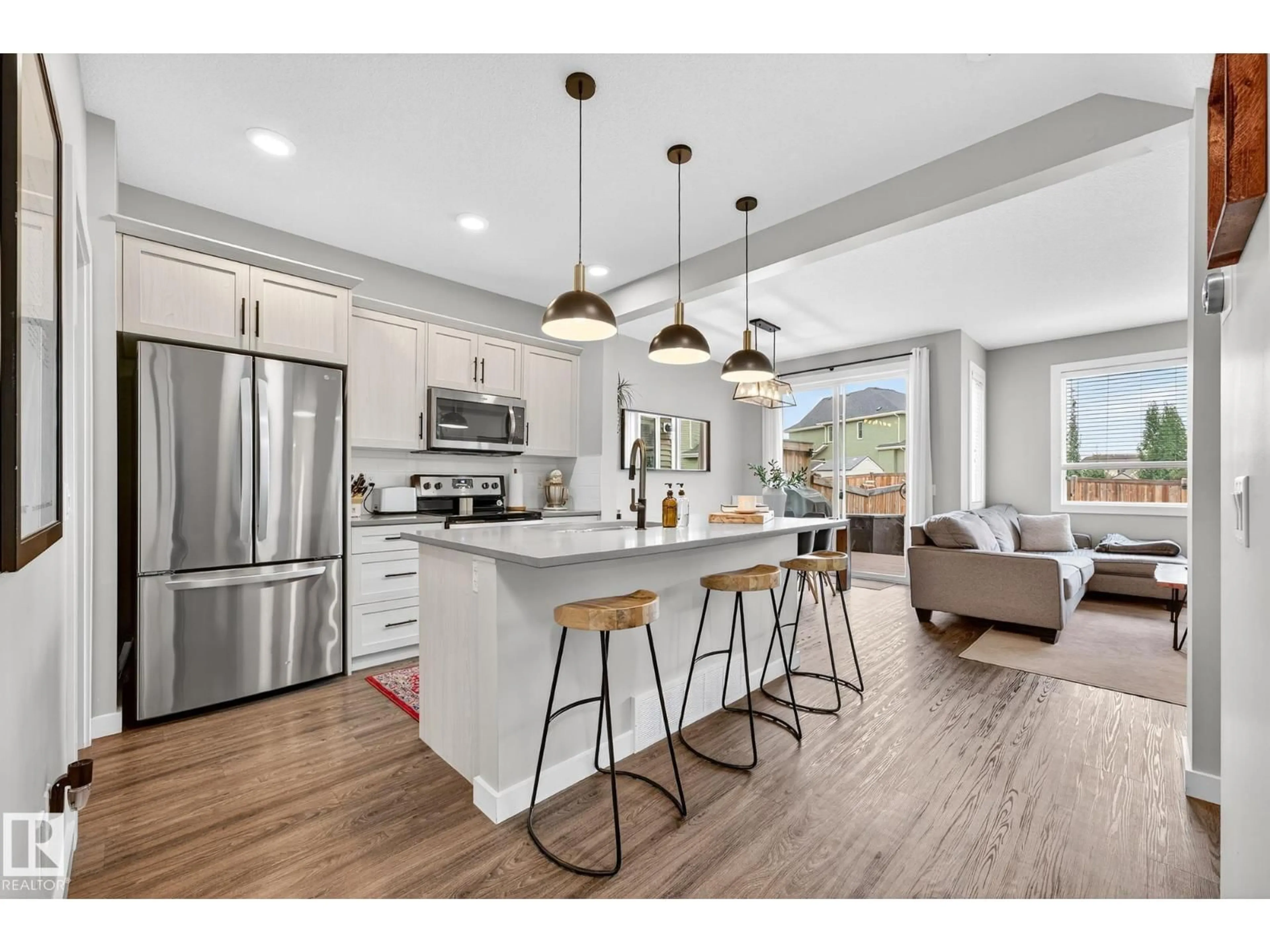 Open concept kitchen, unknown for 20508 128 AV, Edmonton Alberta T5S0L8