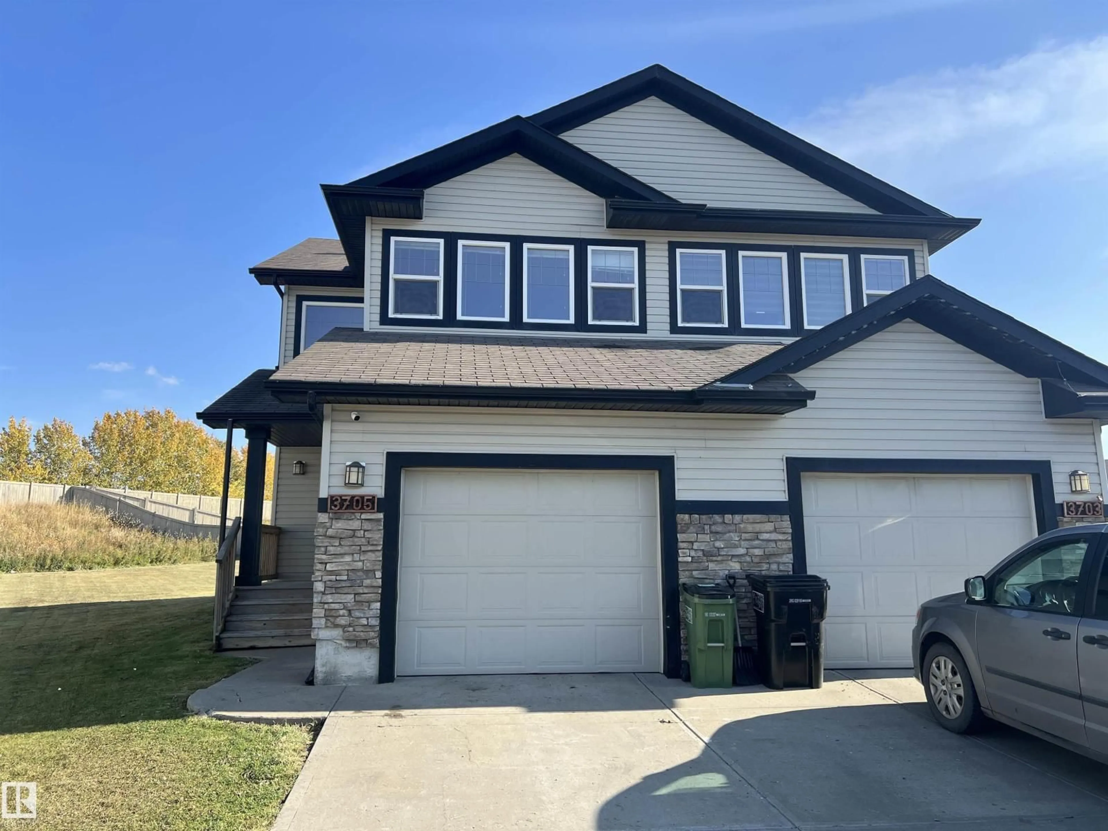 Home with vinyl exterior material, street for 3705 11 ST, Edmonton Alberta T6T0E8
