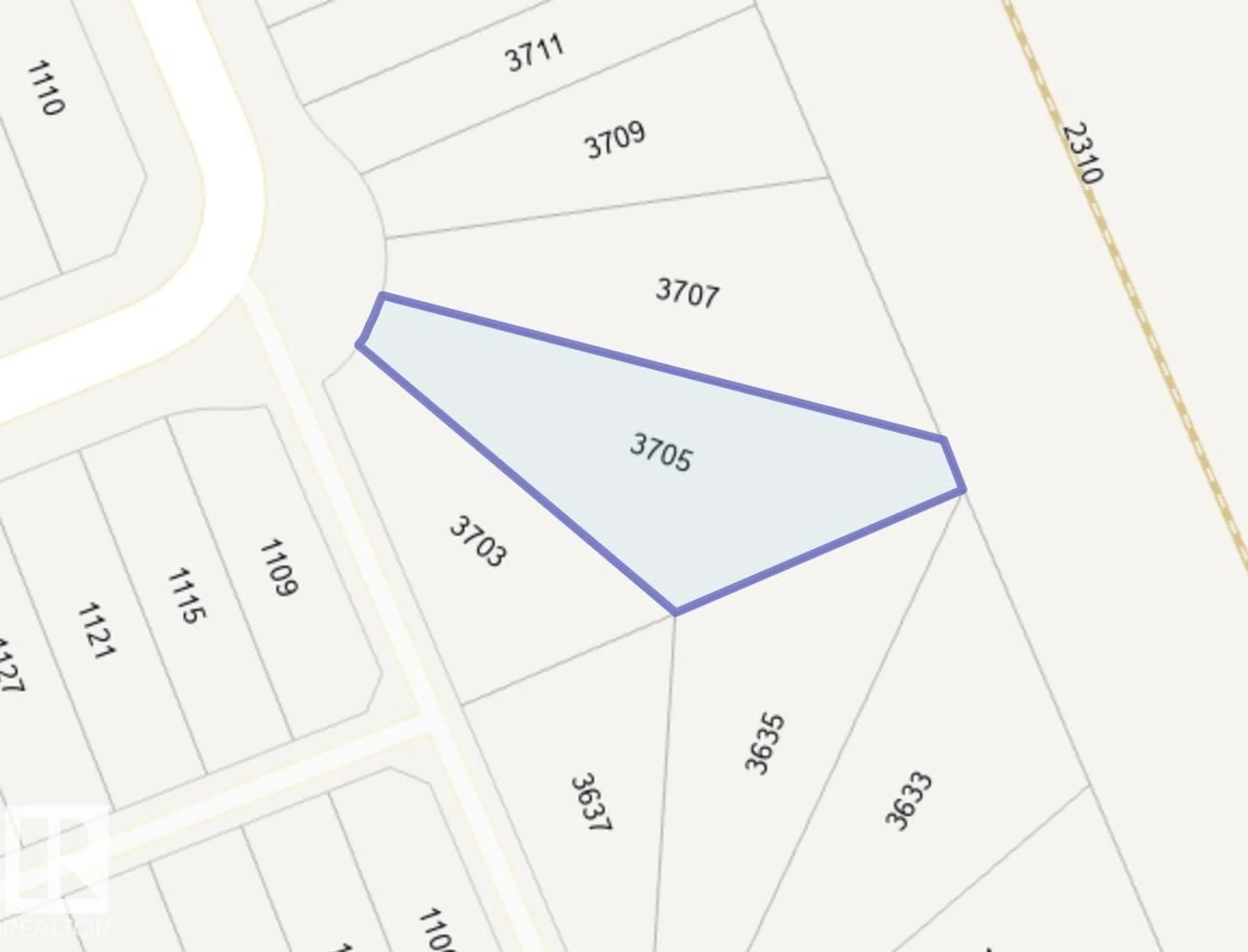 Picture of a map for 3705 11 ST, Edmonton Alberta T6T0E8