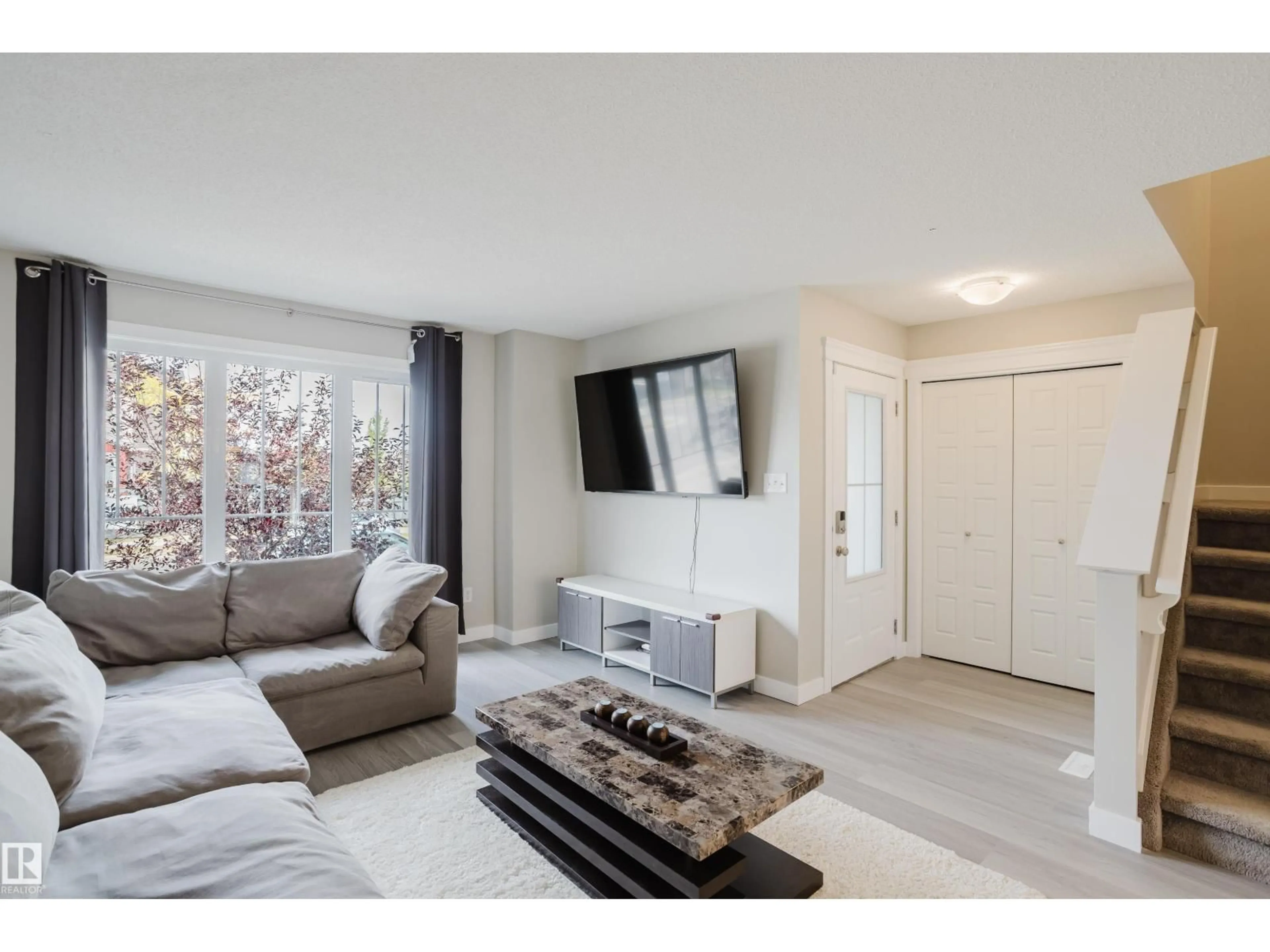 Living room with furniture, unknown for 287 DESROCHERS BV, Edmonton Alberta T6W3H9