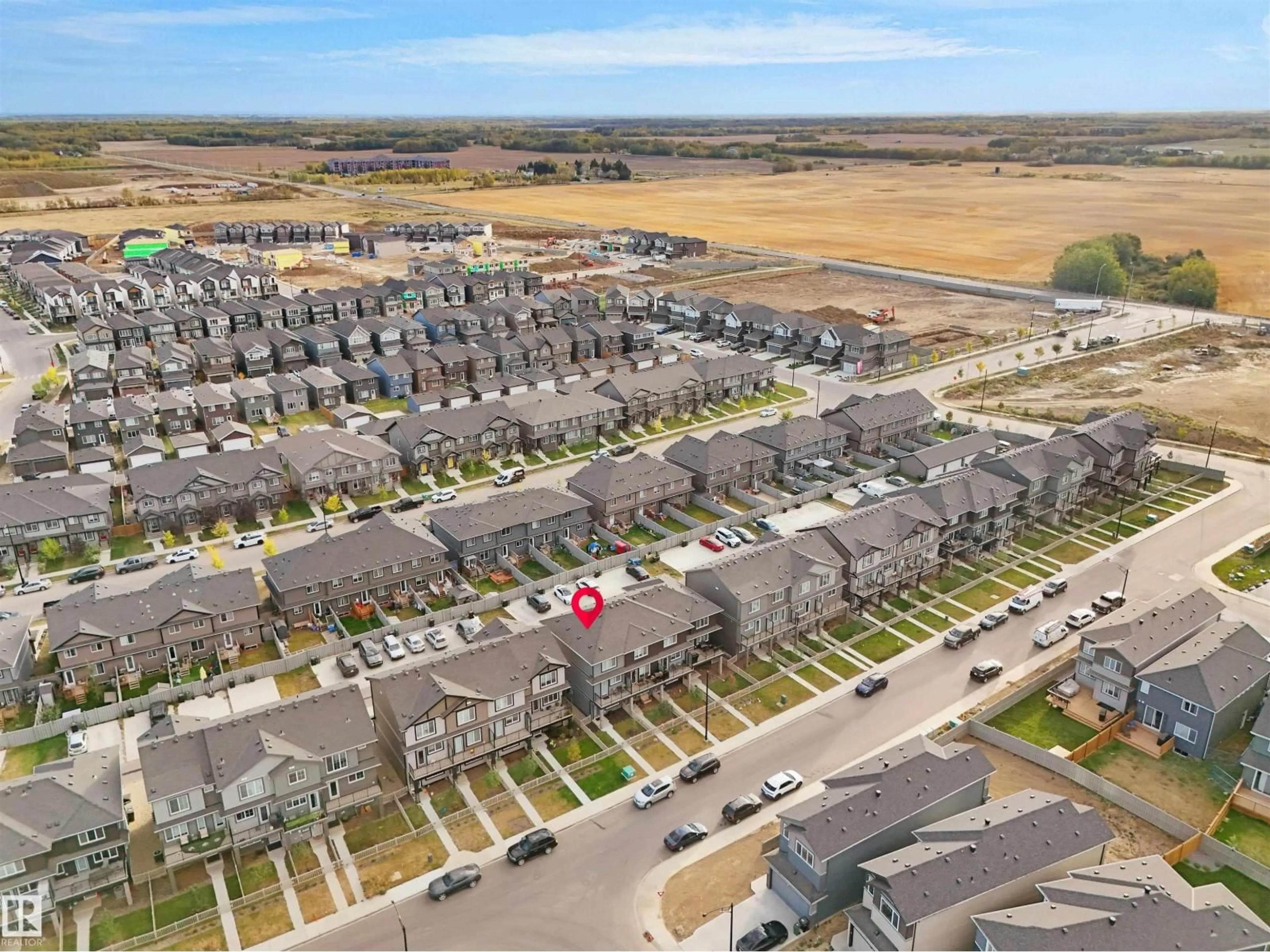 A pic from outside/outdoor area/front of a property/back of a property/a pic from drone, street for 22803 84 AV, Edmonton Alberta T5T4B4